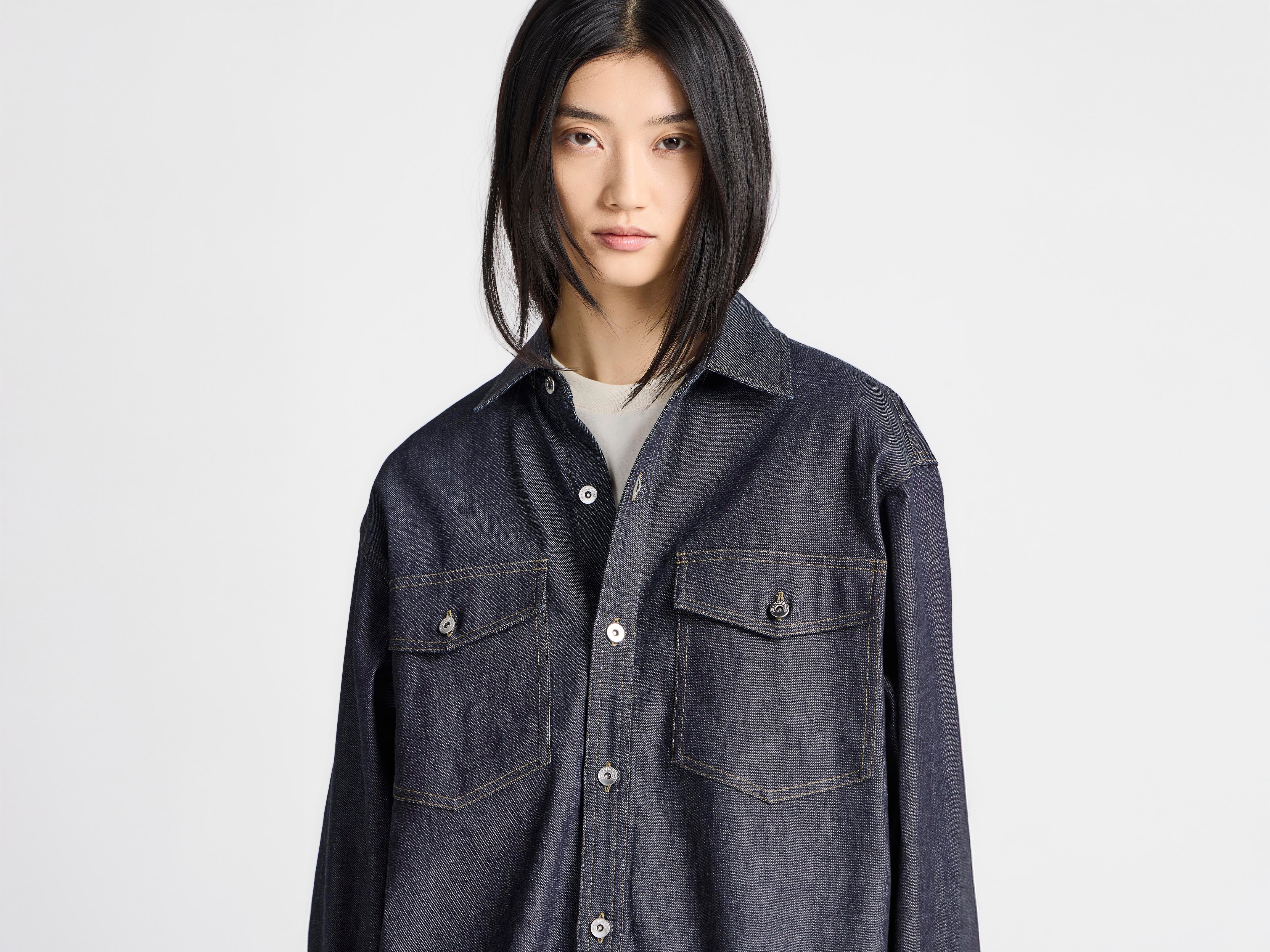 J.W.Anderson Denim Overshirt Jeanshemd Indigo Raw Denim