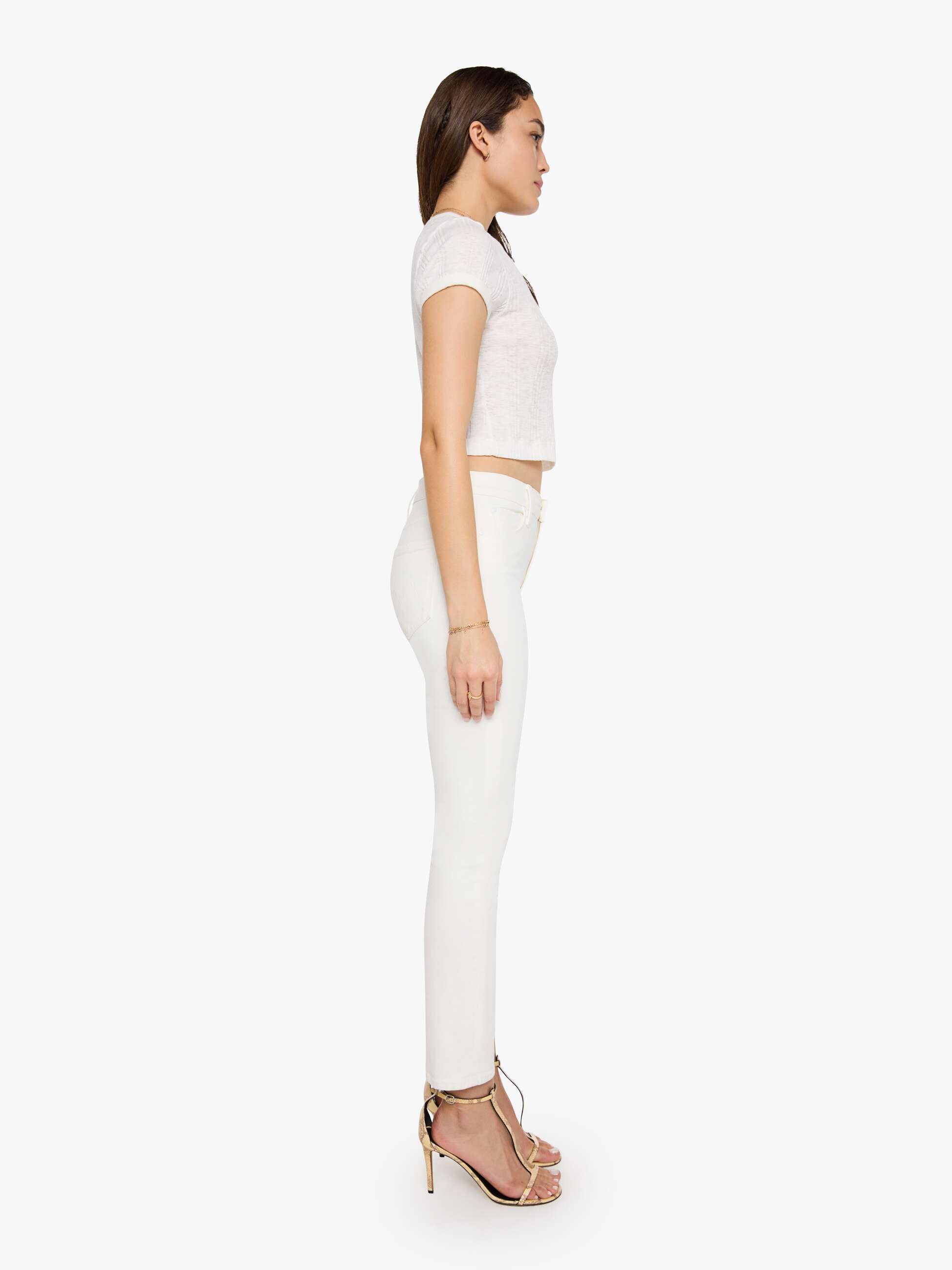 Mother The Mid Rise Dazzler Ankle Jeans Fairest Of Them All