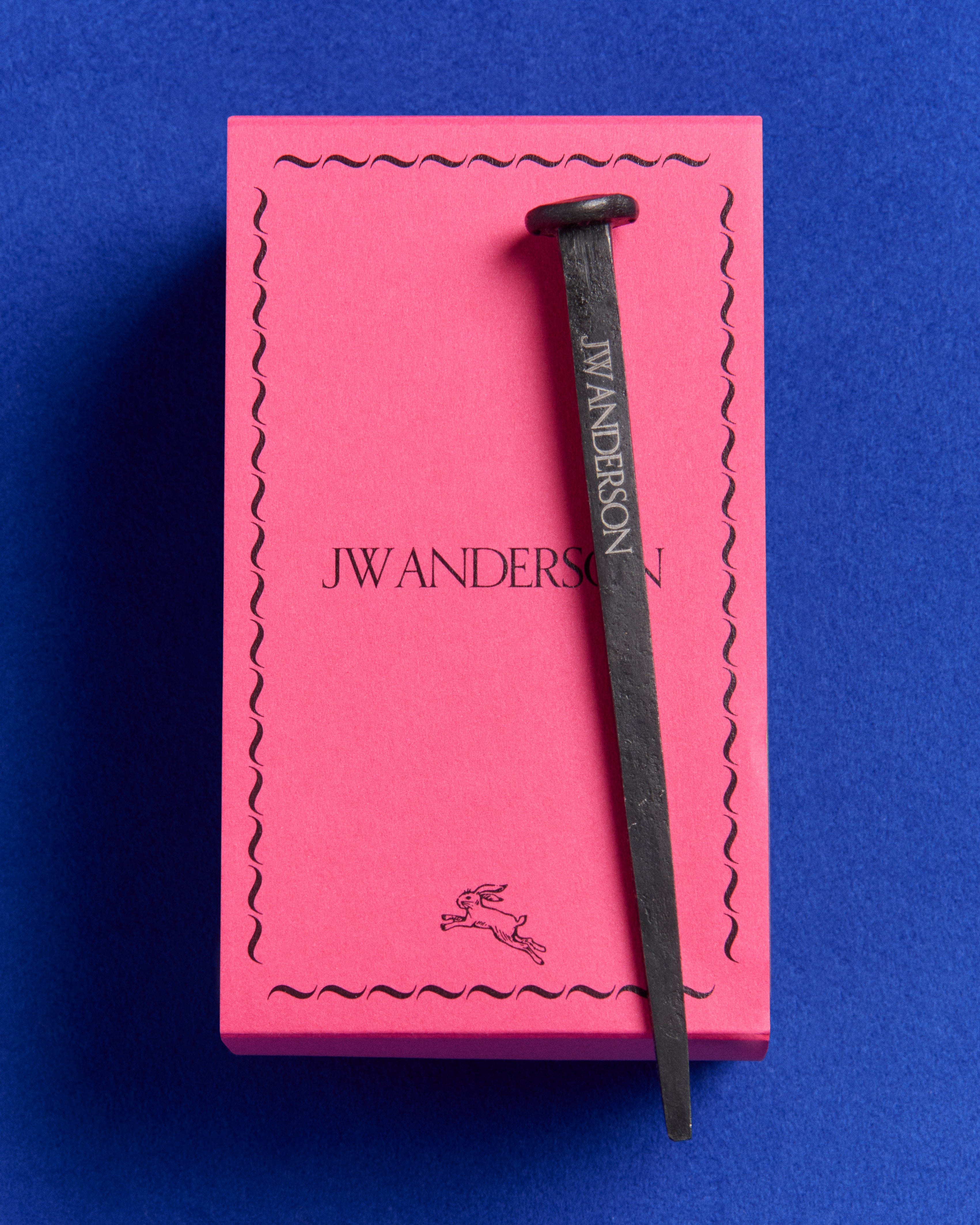 J.W.Anderson Rosehead Nägel Set Schwarz Stahl 3er
