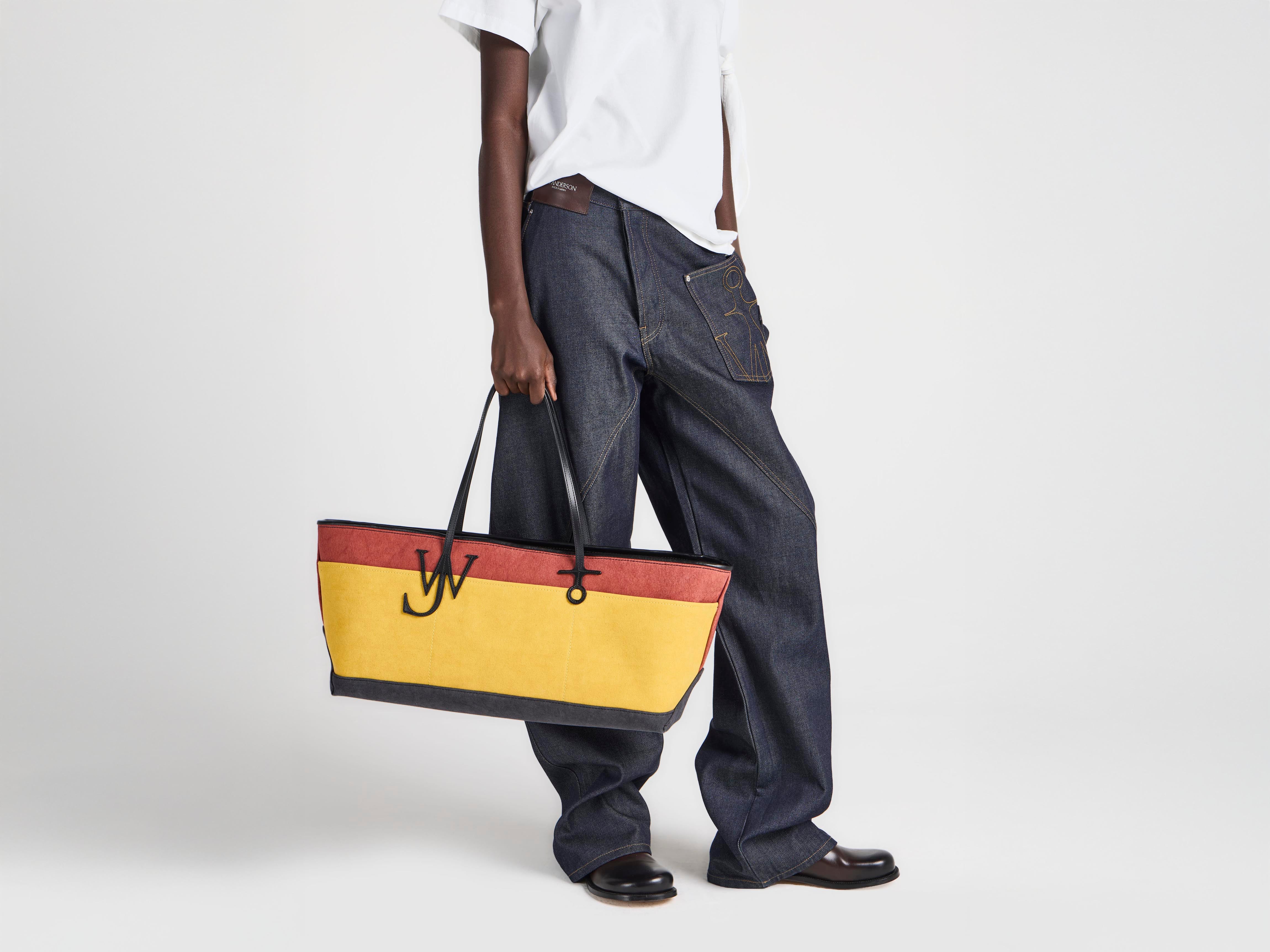 J.W.Anderson Anchor Tote Tasche Canvas Rost Multi