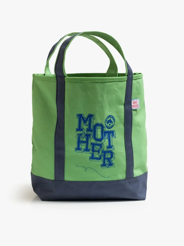 Mother The Canvas Tote Tasche Kelly Green Cobalt O/S