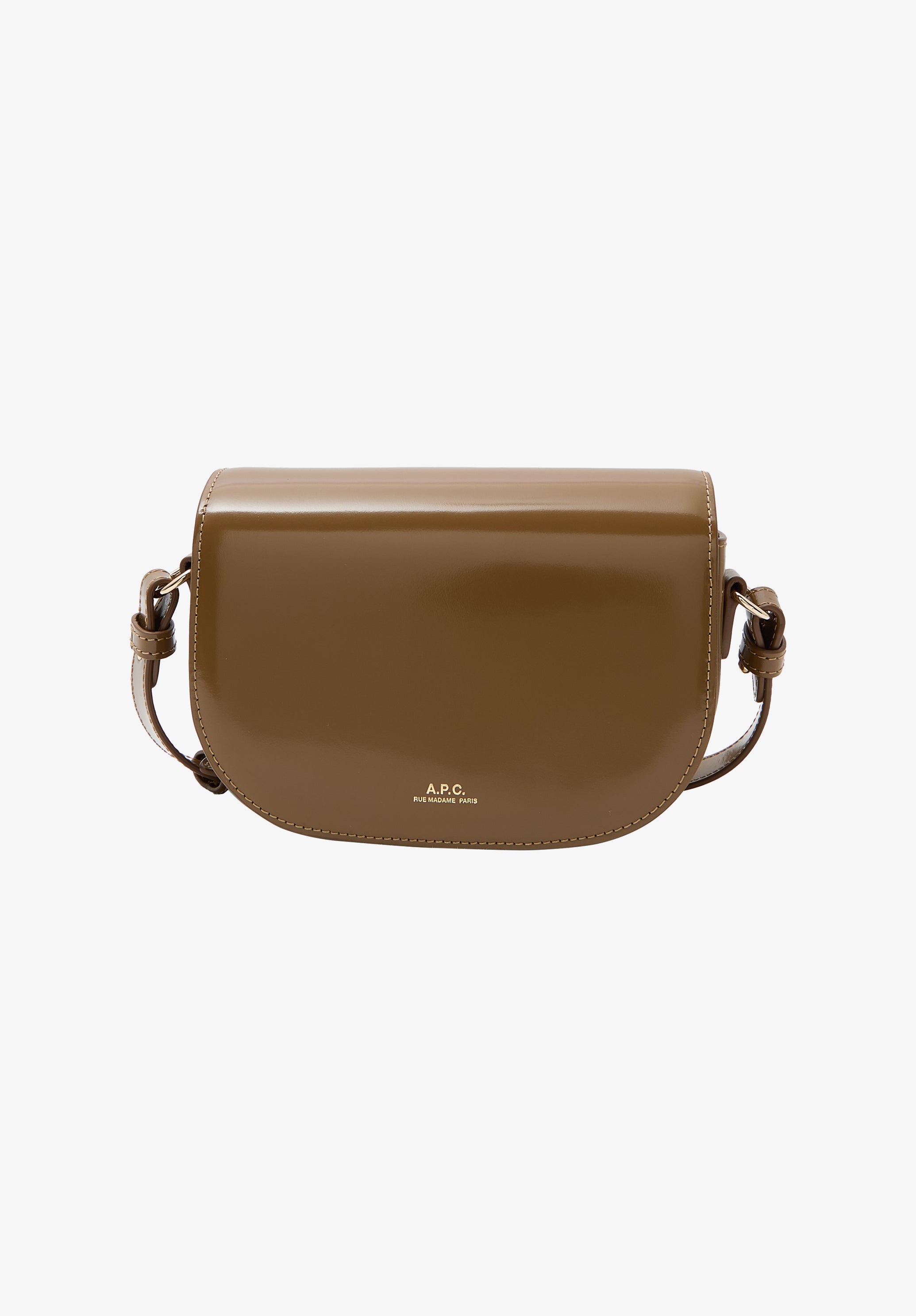 A.P.C. Le B-Side Small Tasche Leder Braun