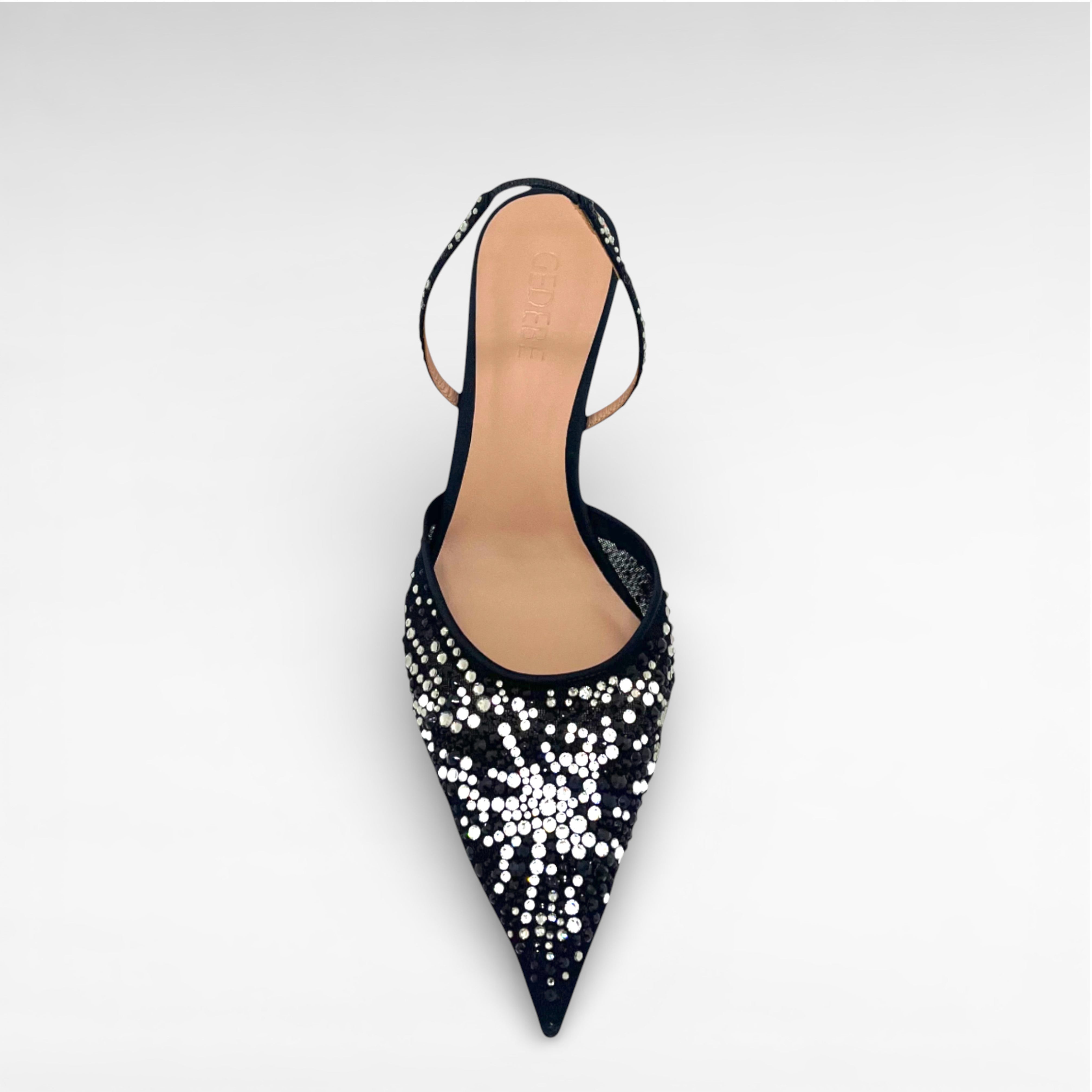 Gedebe Anitta Slingback Pumps Kristall Gr.35-42
