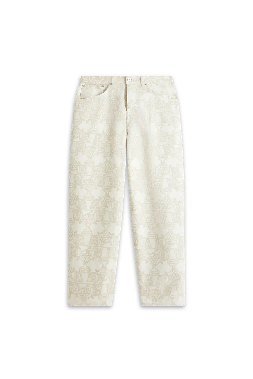 Drôle De Monsieur Denim Le Jean Raisin Jeans Creme Traubenprint