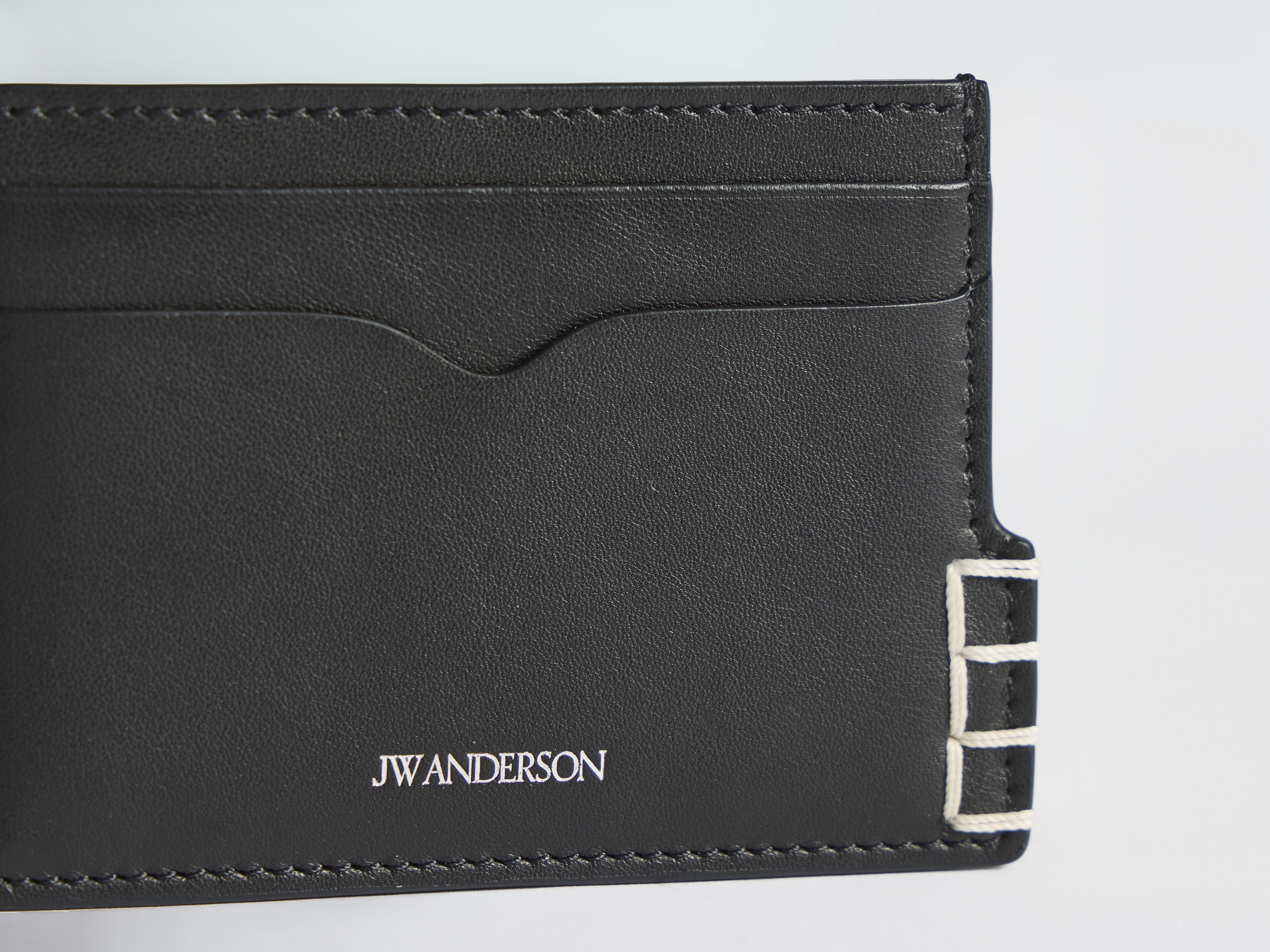 J.W.Anderson Loafer Card Holder Kartenetui Schwarz Leder