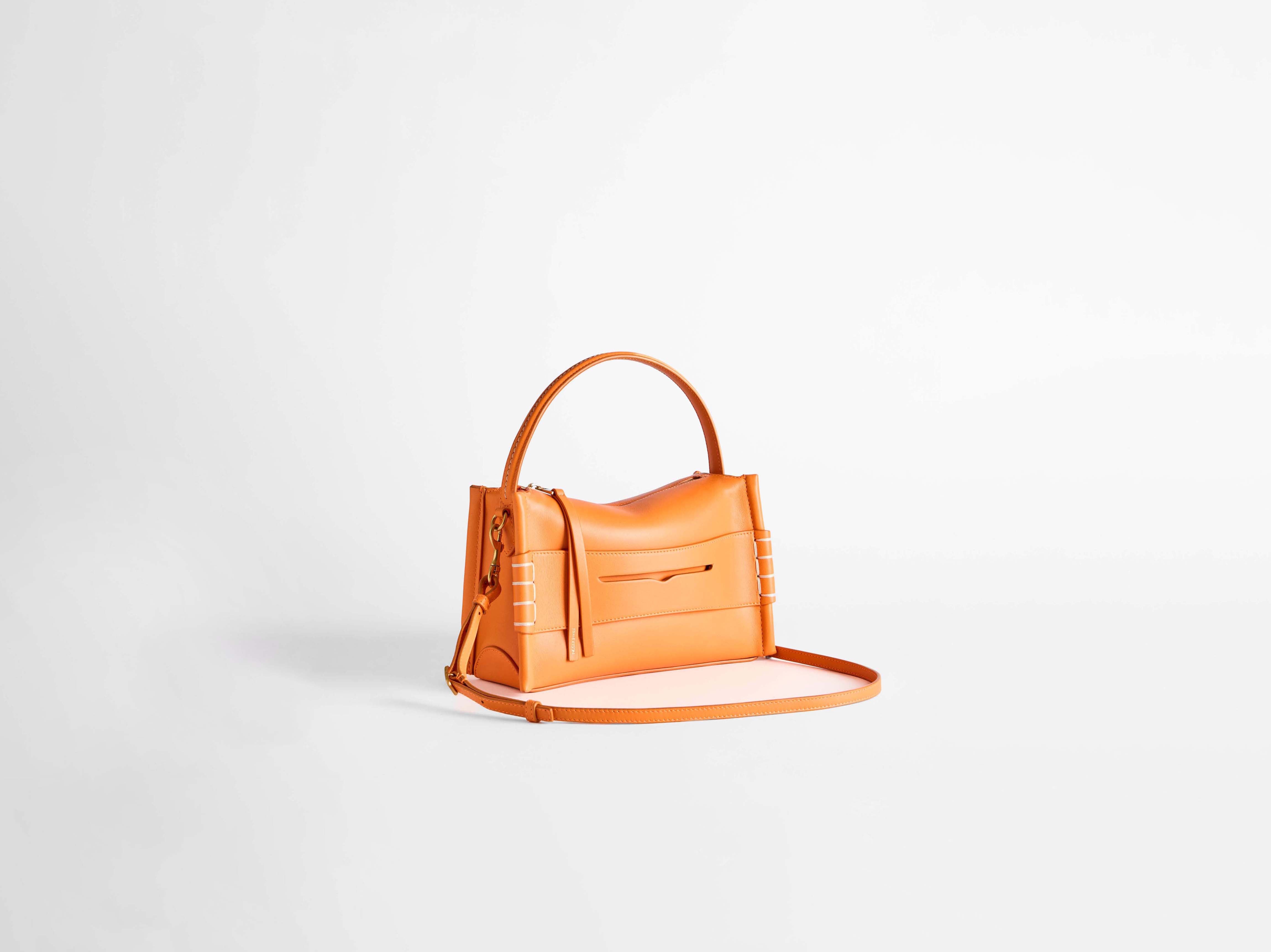 J.W.Anderson Bags Small Loafer Bag Handtasche Orange Leder