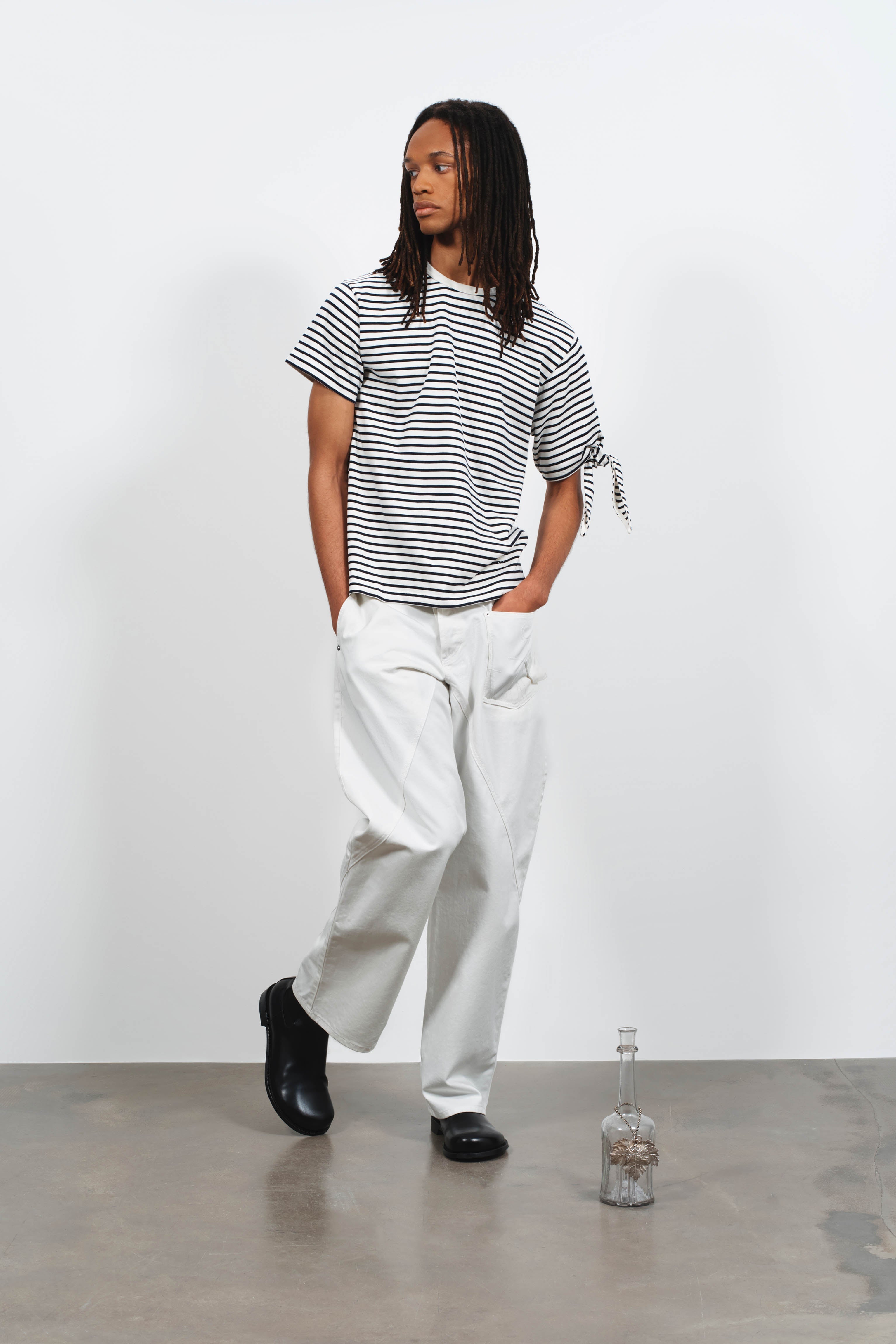 J.W.Anderson Twisted Workwear Jeans Herren off white Denim