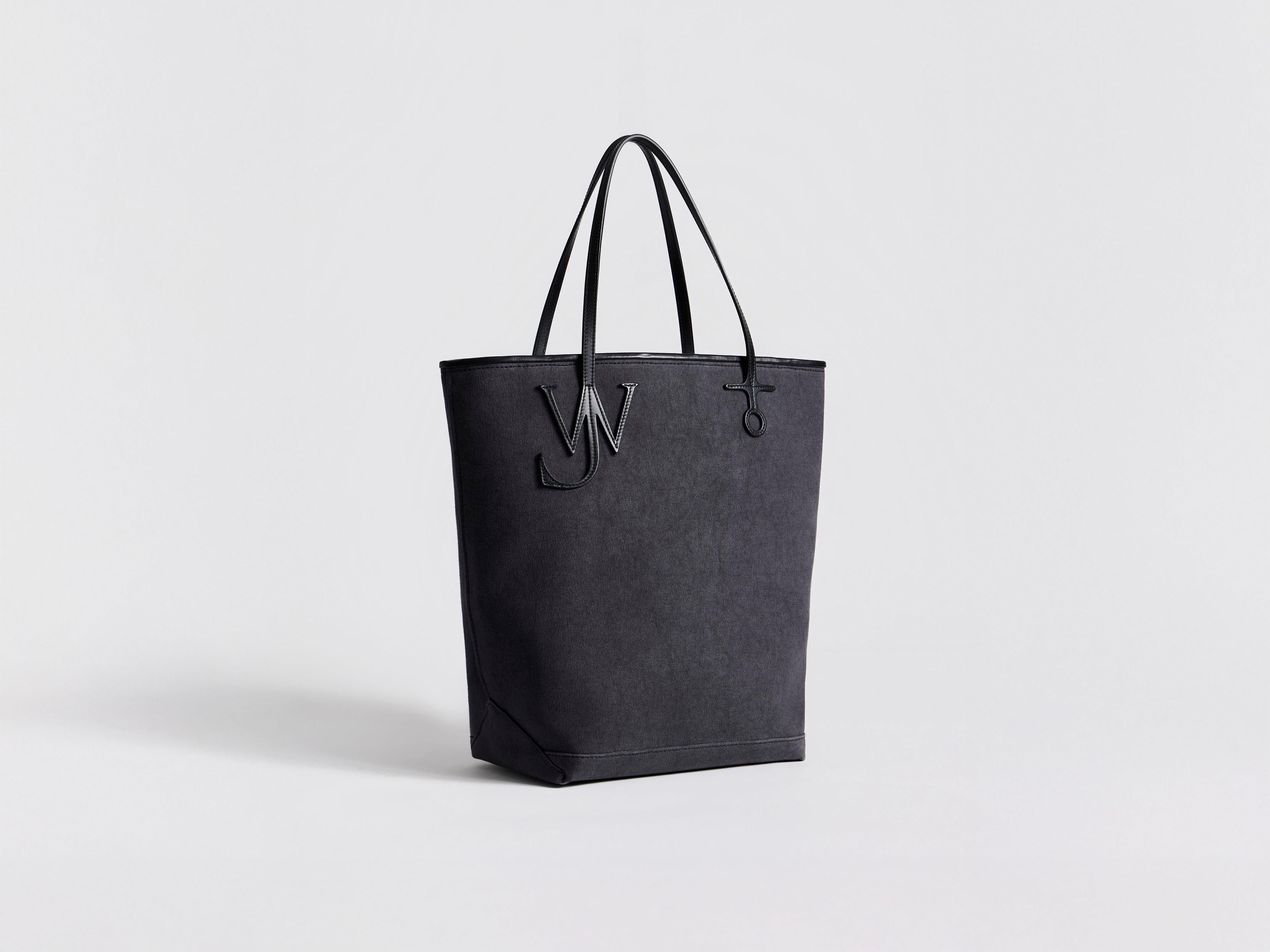 J.W.Anderson Large Anchor Canvas Tote Tasche Navy O/S Leder