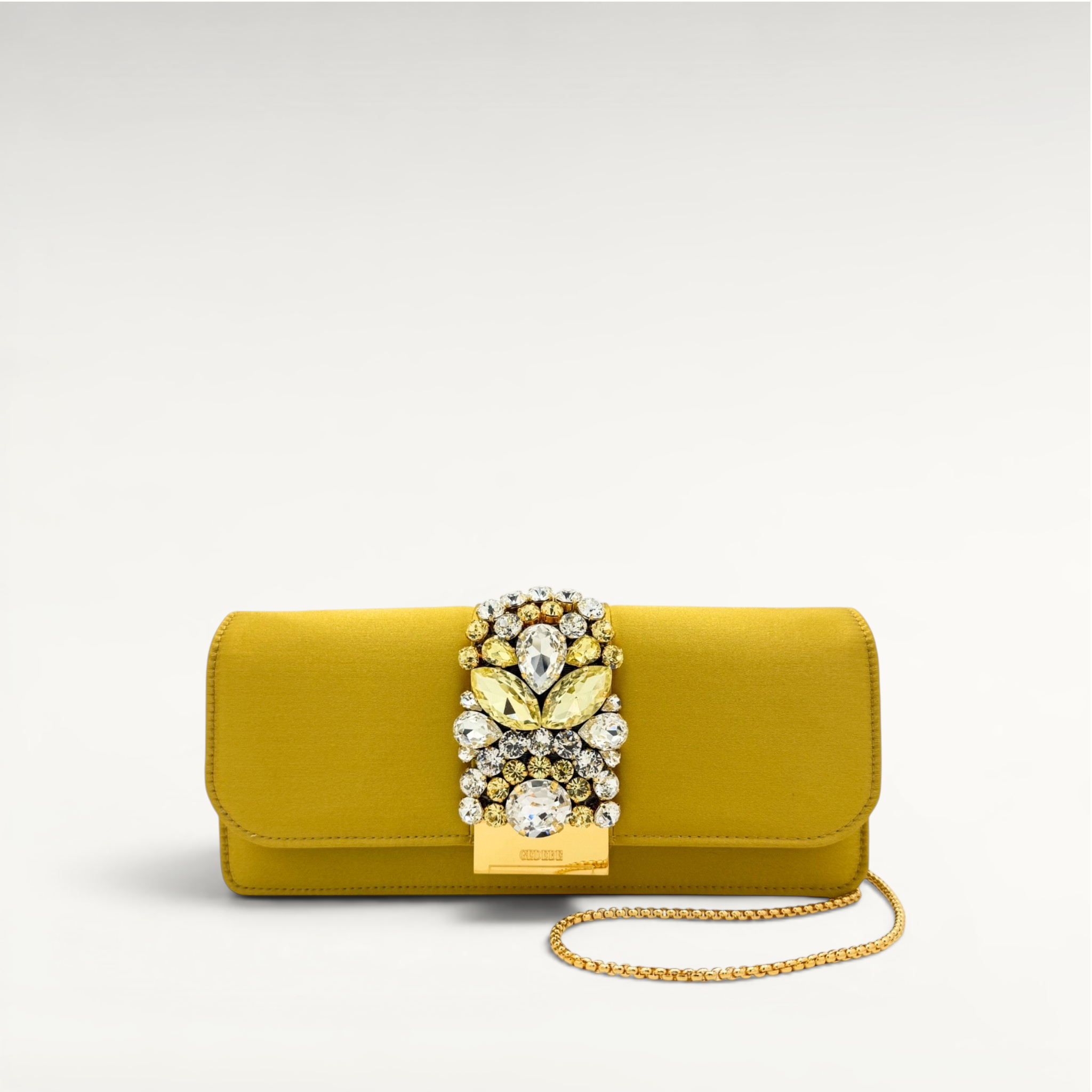 Gedebe Cliky Long Clutch Abendtasche Satin lang