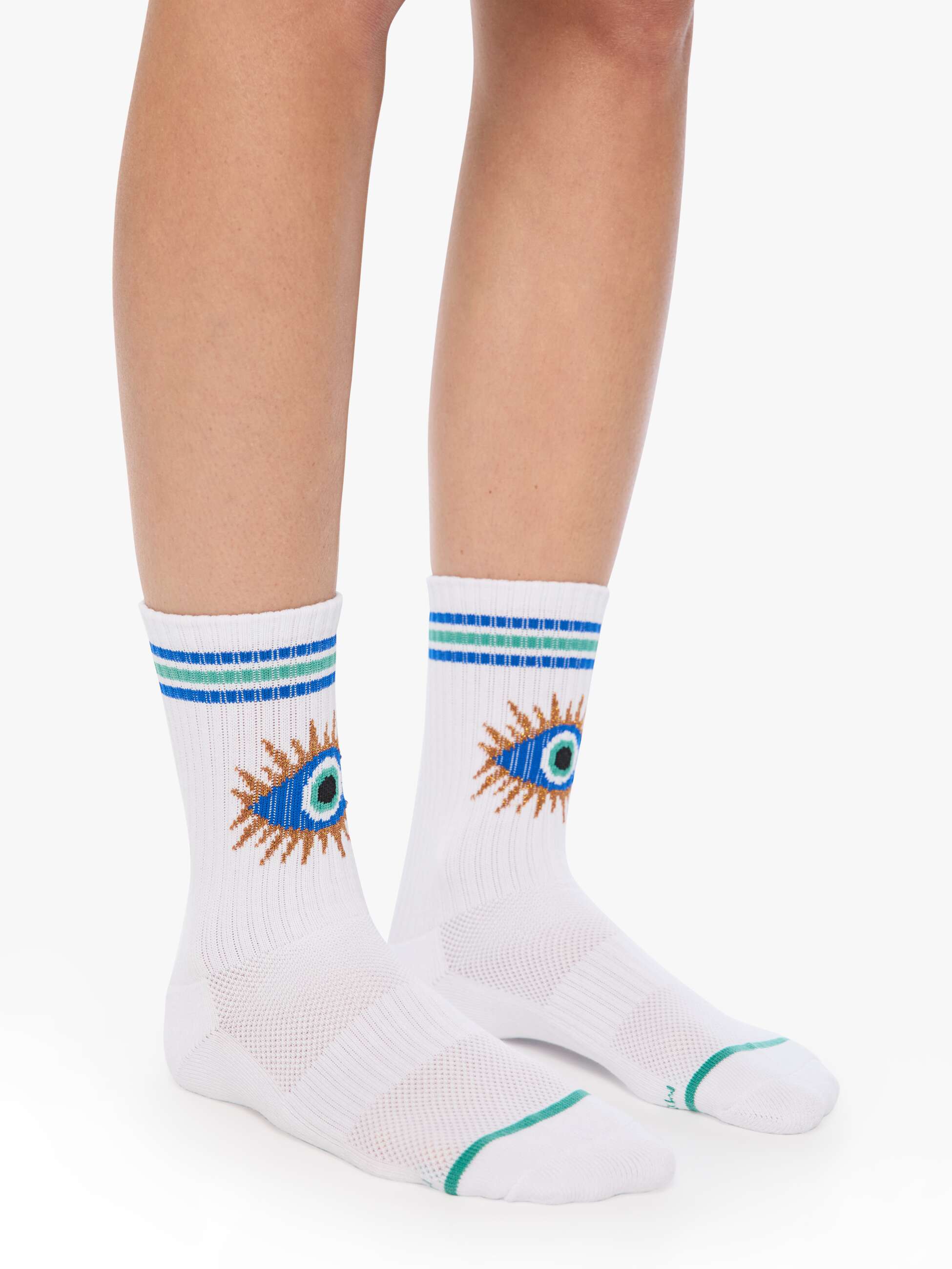 Mother Baby Steps Cosmic Eye Socken Weiß Tube