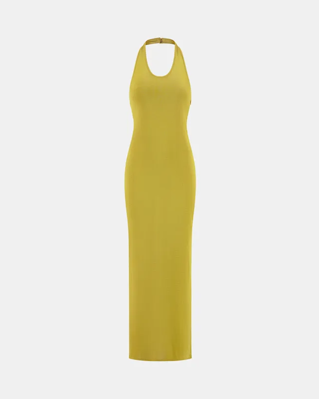 Nodaleto La Galpa Aziza Kleid Sunlight Gold Viskose