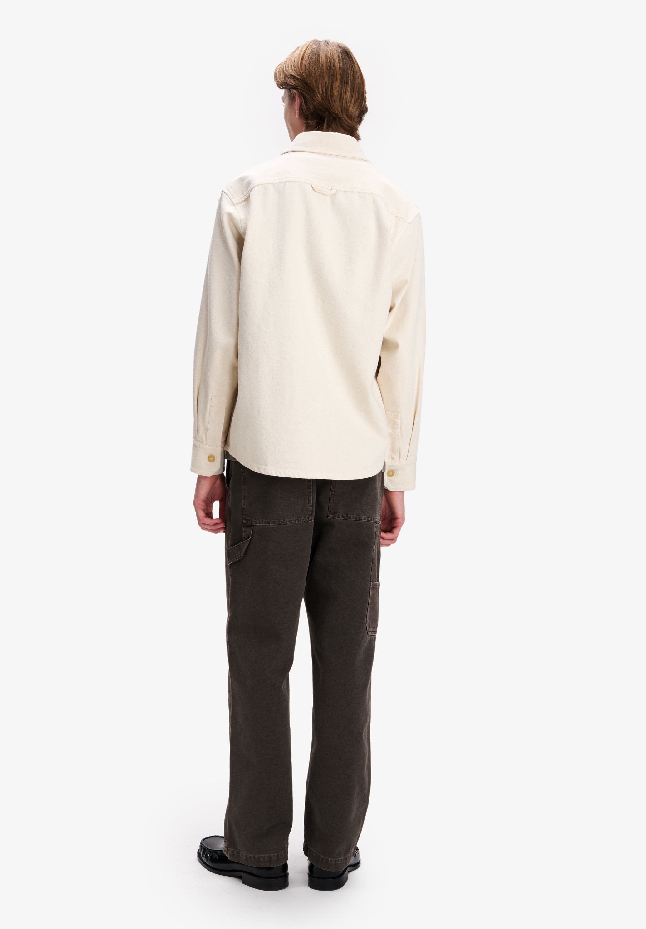 A.P.C. Overshirt Denim cremeweiß Größe M Bio