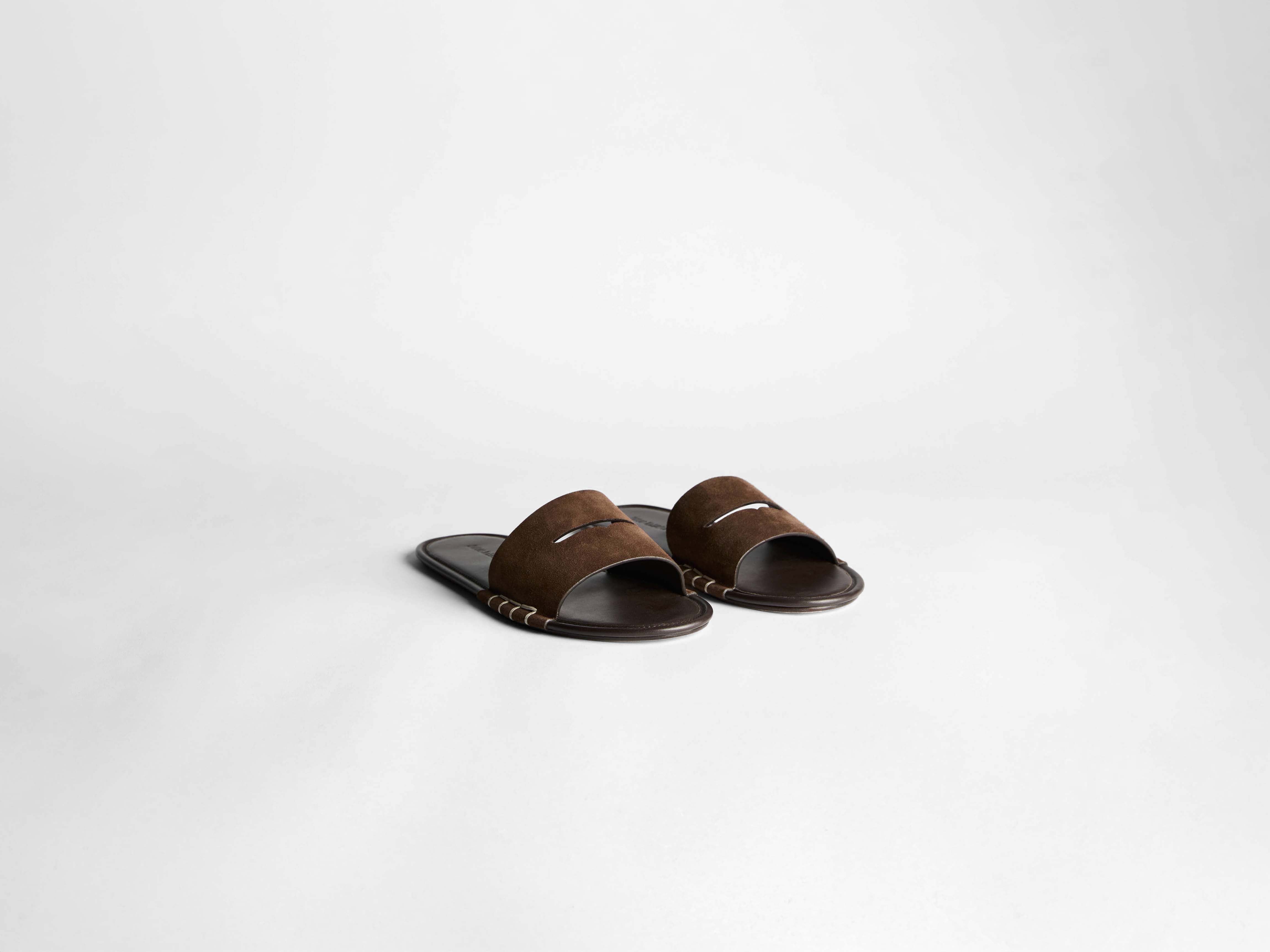 J.W.Anderson Loafer Slide Mules Herren Braun Wildleder