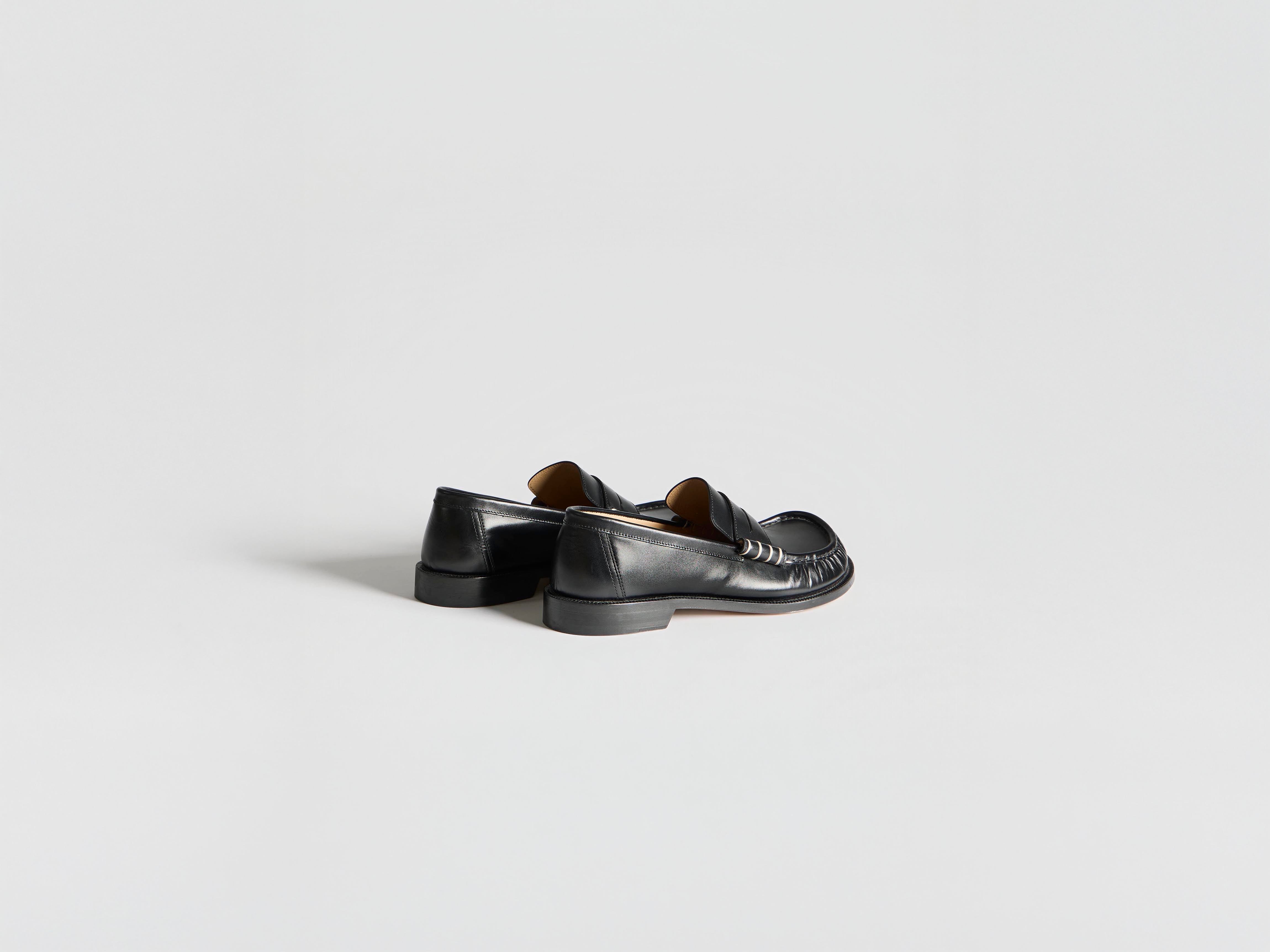 J.W.Anderson Loafer Moccasin Damenschuhe Schwarz Made in Italy
