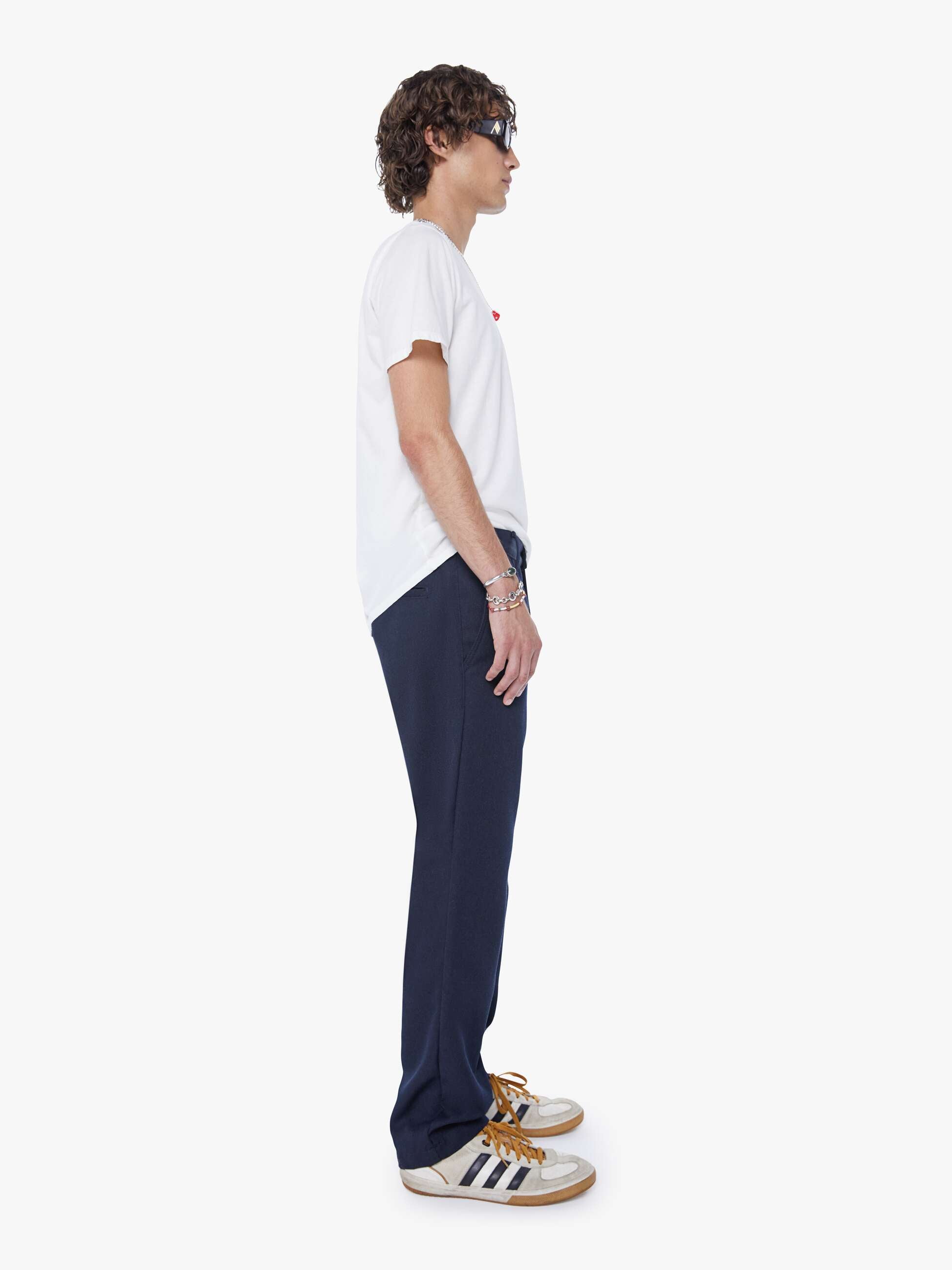 Mother The Duke Hose Navy Weites Bein Herren