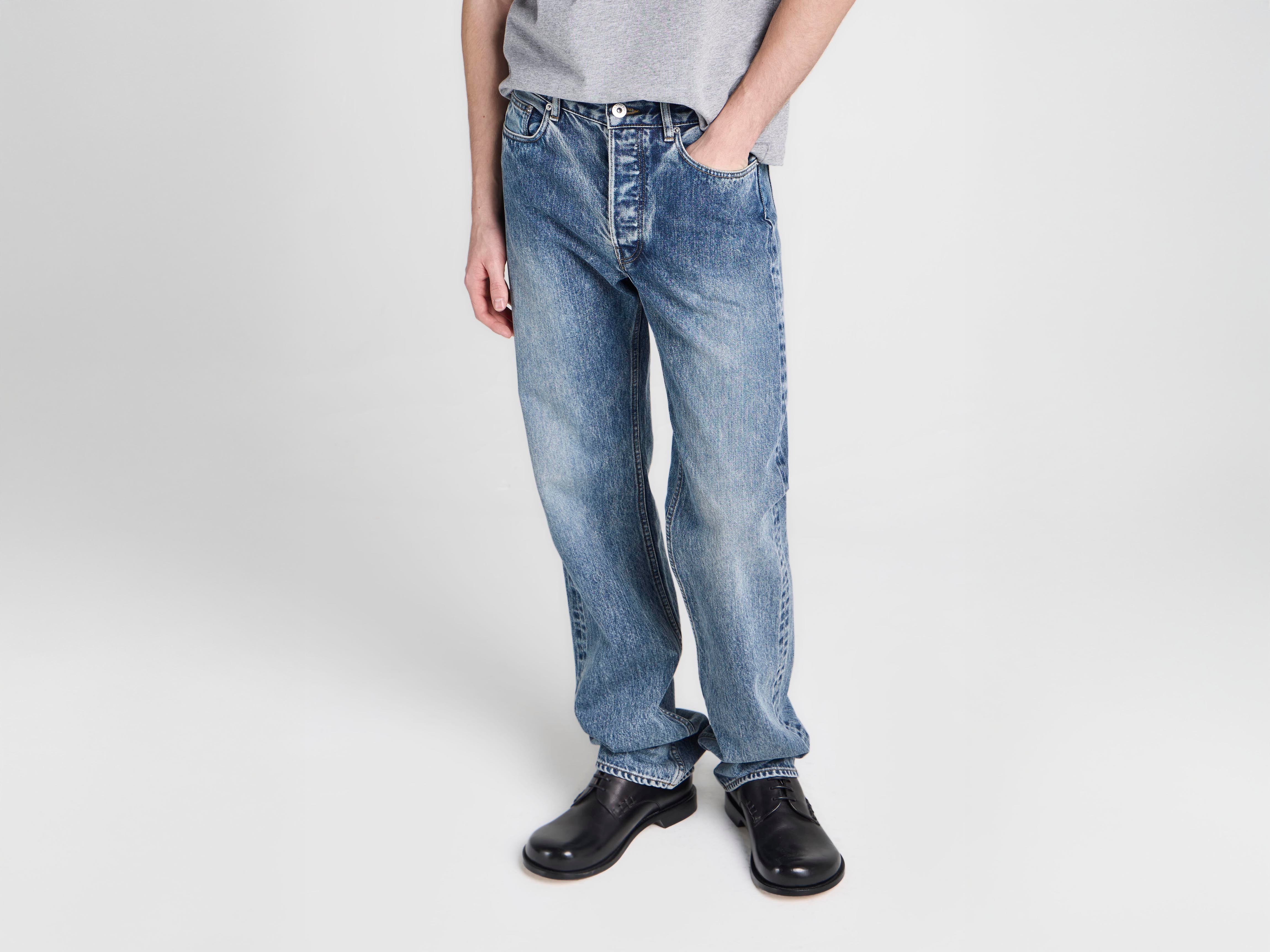 J.W.Anderson Jeans Straight Leg Jeans Herren Mittelblau