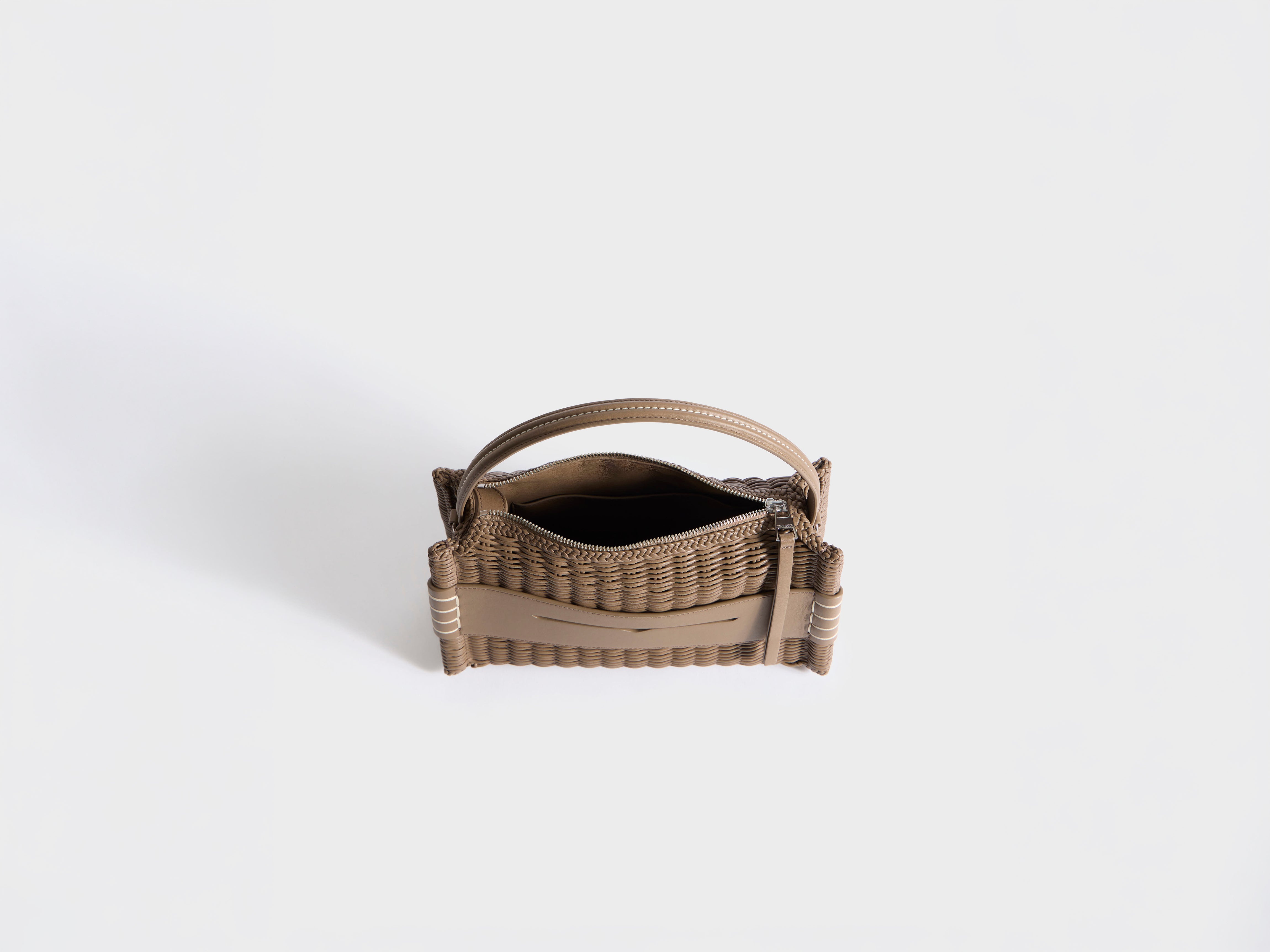 J.W.Anderson Loafer Bag Tasche Taupe Woven Leather