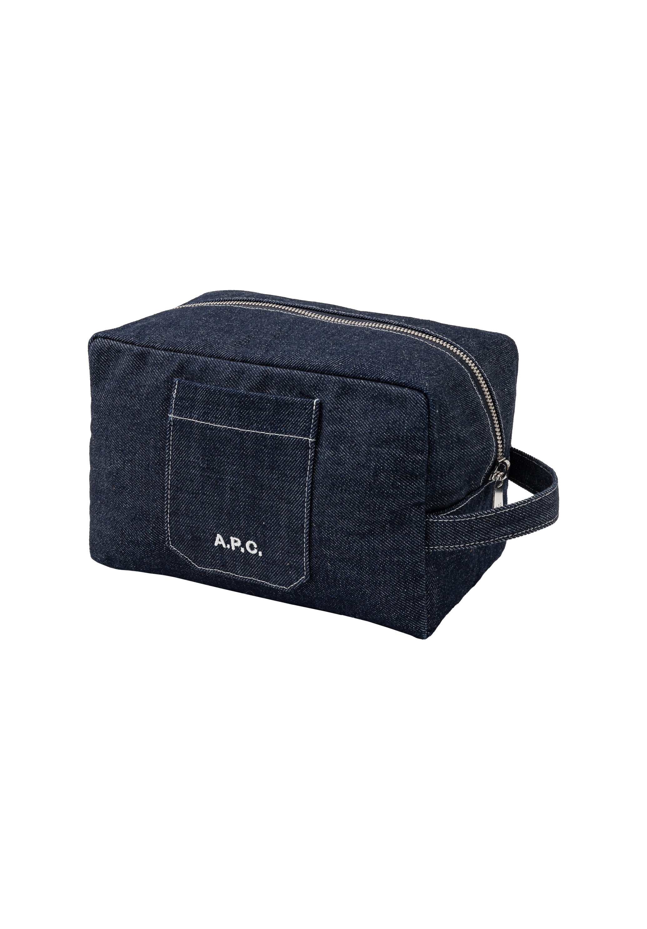 A.P.C. Toilettentasche Kulturbeutel mit Griff Logo