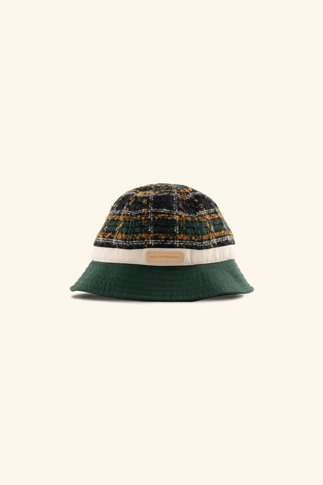 Drôle De Monsieur Le Bob Fancy Bucket Hat Beige