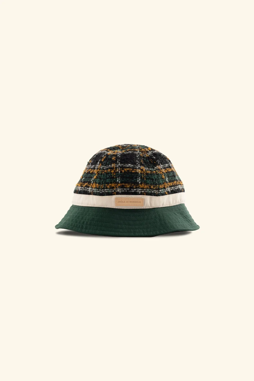 Drôle De Monsieur Le Bob Fancy Bucket Hat Beige