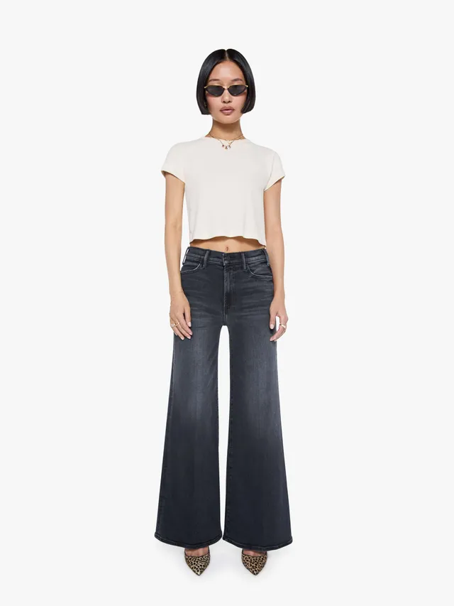 Mother Lil Hustler Roller Sneak Petite Jeans Not Today Satan