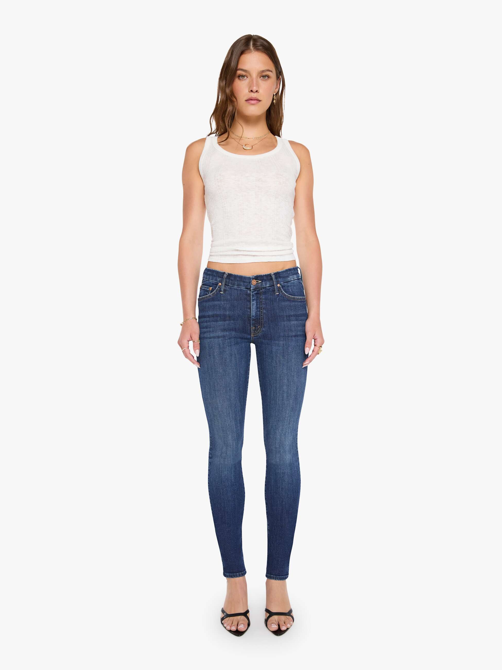 Mother Denim The Down Low Looker Hover Jeans Backstage Pass