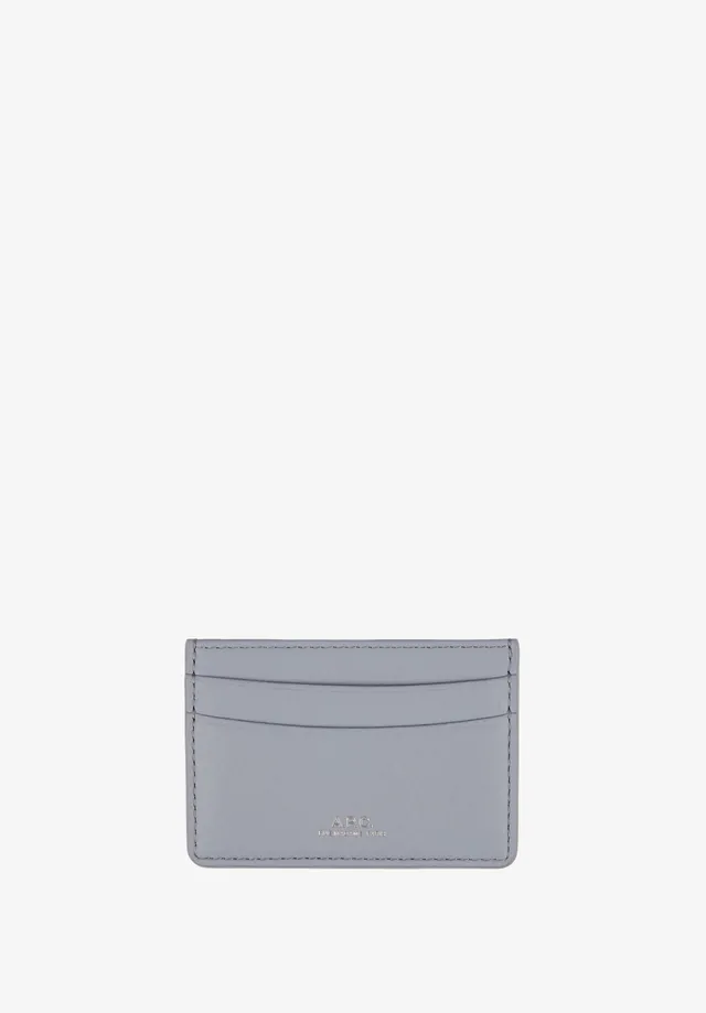 A.P.C. Andre Kartenetui Leder Kartenhalter TU genarbtes Leder