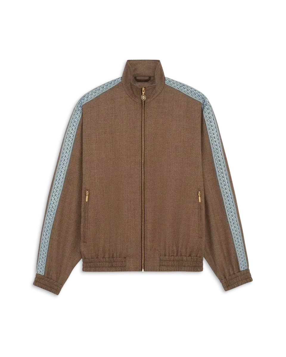 Drôle De Monsieur La Track Jacket Chevron Trackjacke Off-White Wolle