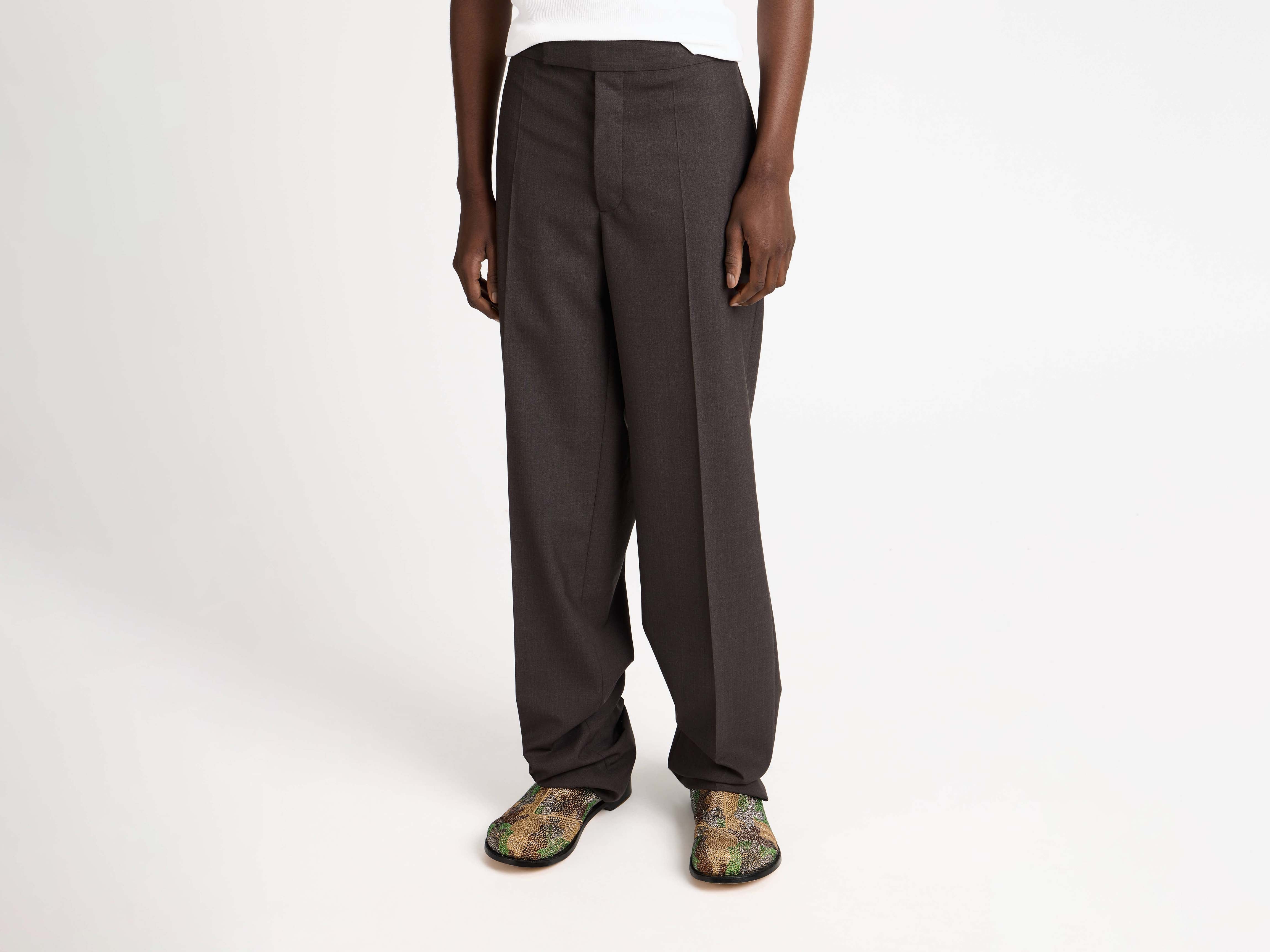 J.W.Anderson Tailored Tuxedo Trousers Braun Weit