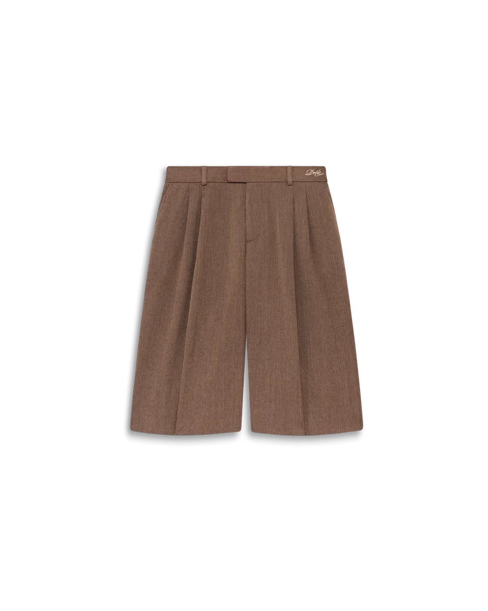 Drôle De Monsieur Short Tailleur Shorts Braun Wolle