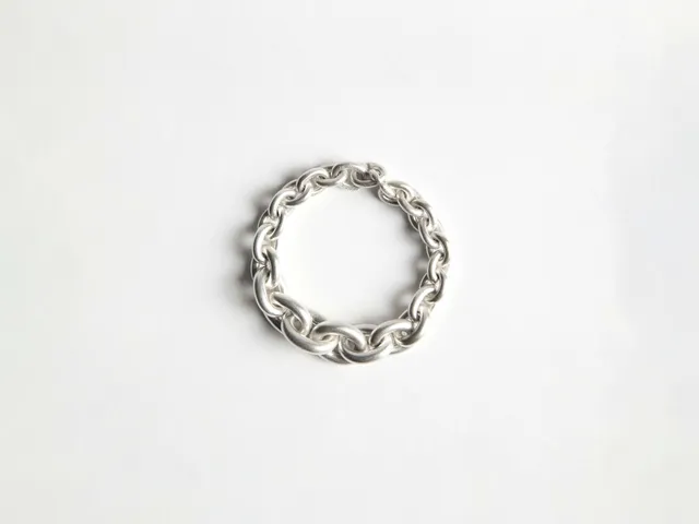 J.W.Anderson Fine Jewellery Chain-Link Armband Weißgold