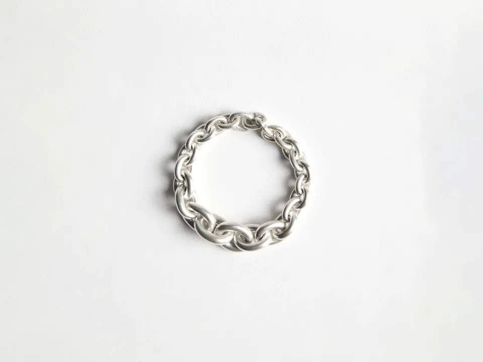 J.W.Anderson Fine Jewellery Chain-Link Armband Weißgold