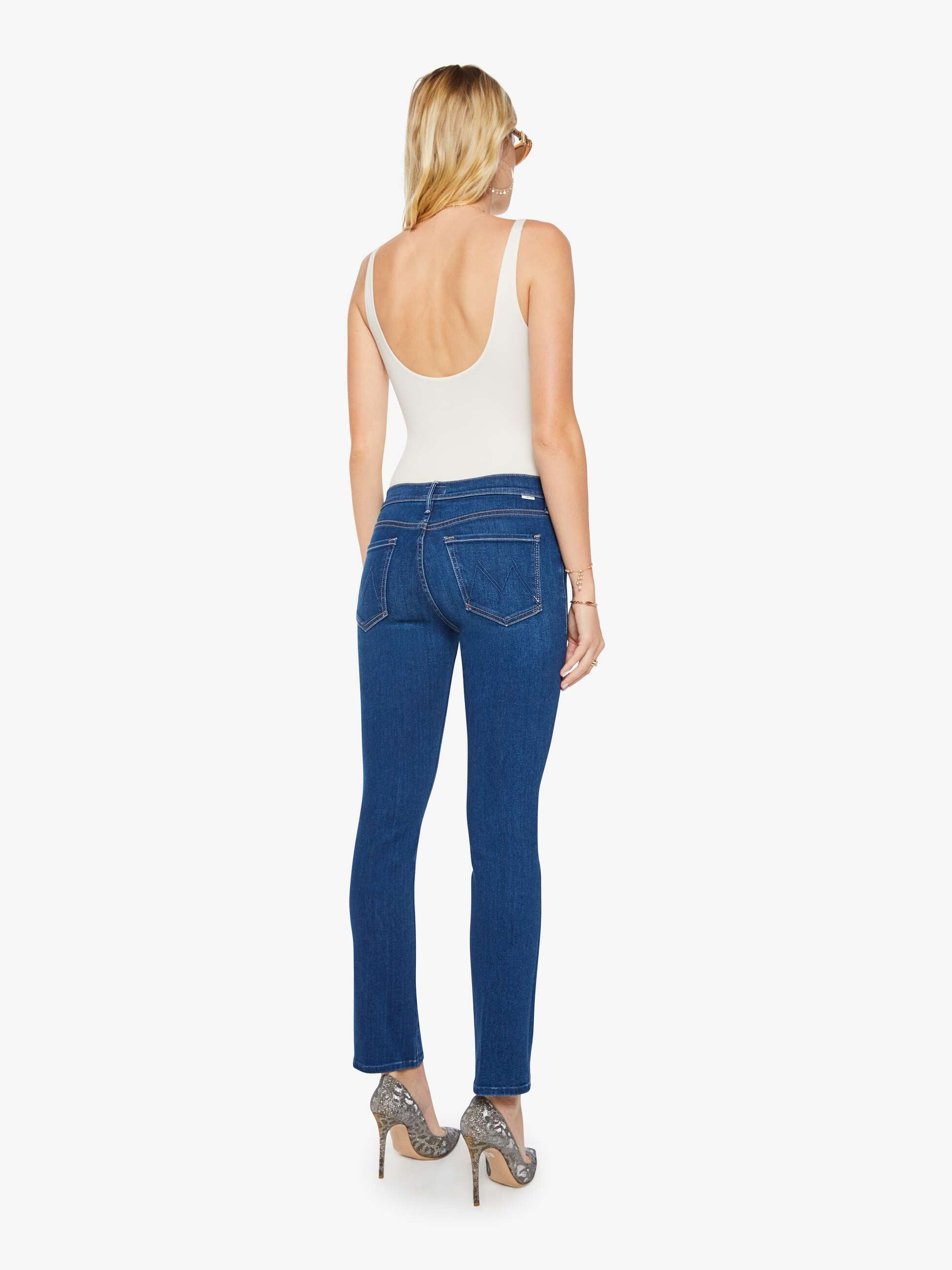 Mother Denim The Rascal Skimp Jeans Pinkies Up Mid Rise
