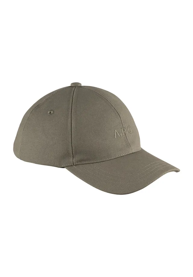 A.P.C. Charlie Schirmmütze Baumwolle Logo 56