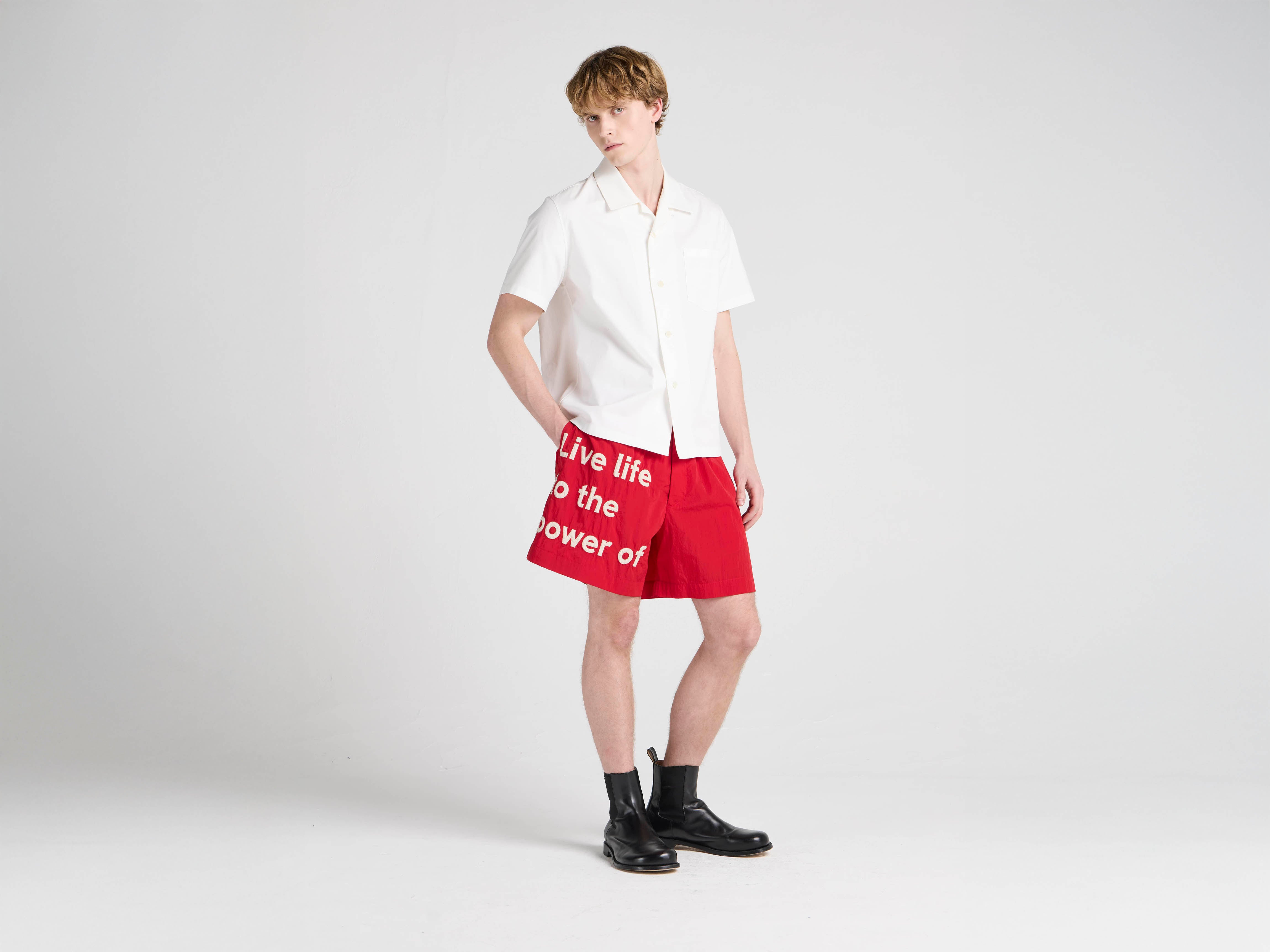 JW Anderson x Guinness Track Shorts Rot Unisex