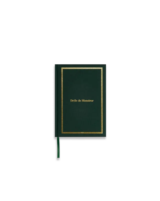 Drôle De Monsieur Le Carnet Drôle Notizbuch Grün A5