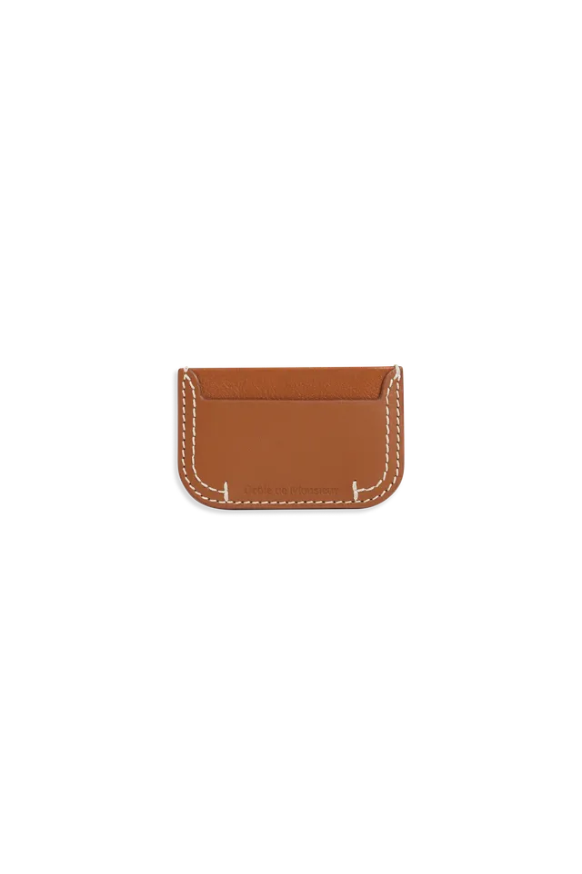 Drôle De Monsieur Le Porte-Cartes Surpiqué Kartenetui Braun