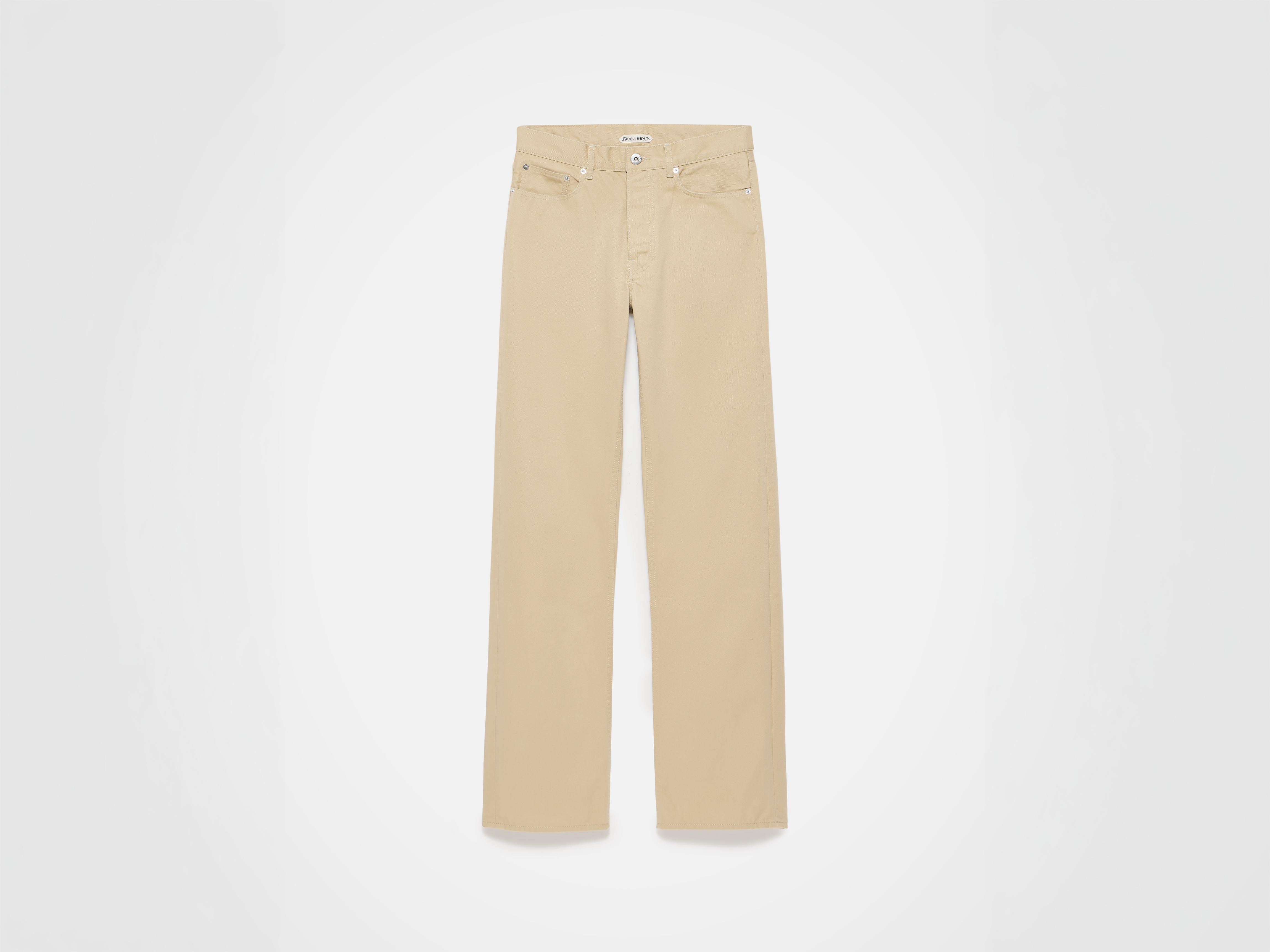 J.W.Anderson Jeans Straight Leg Damenjeans Beige Japan Denim