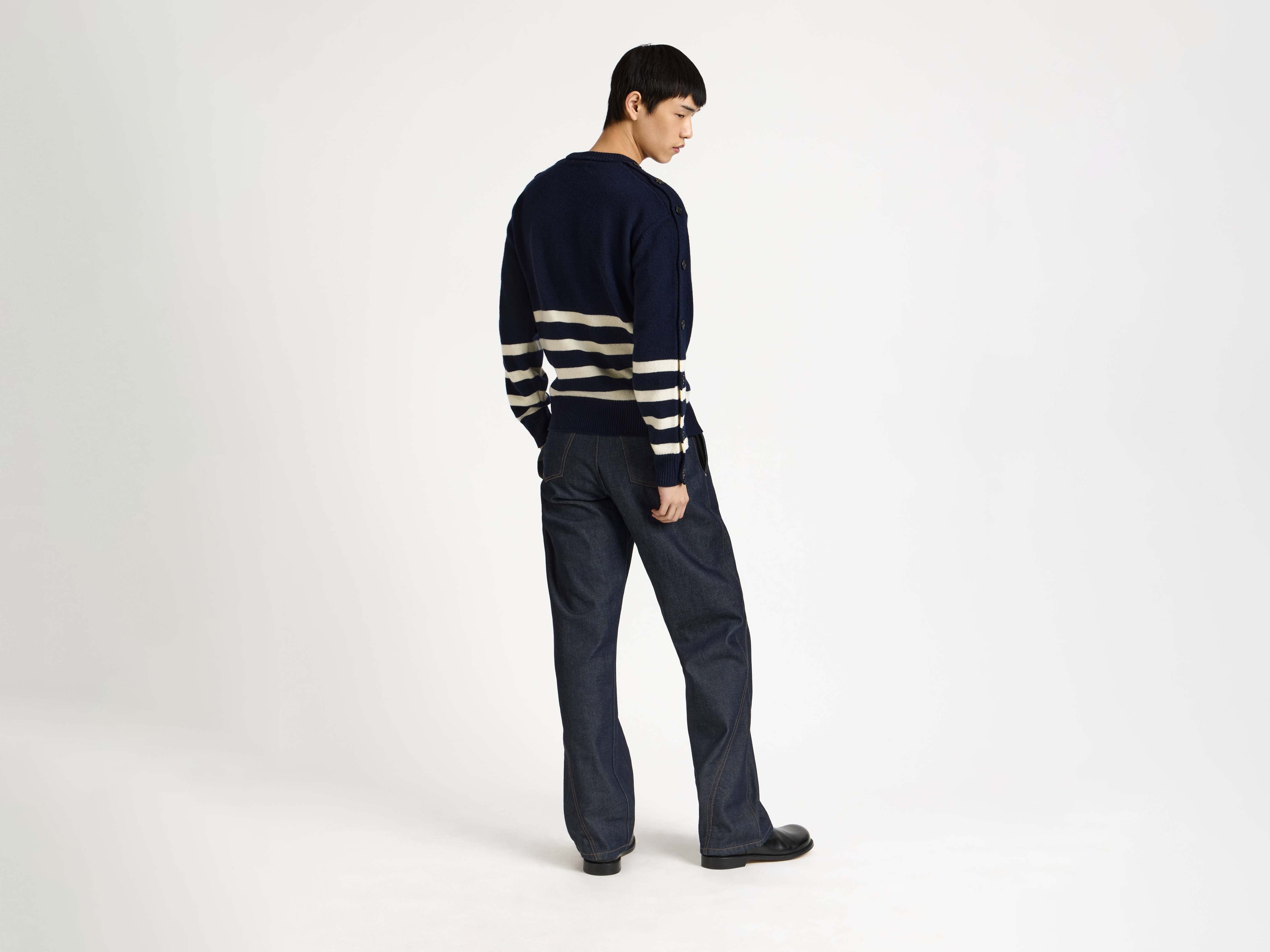 J.W.Anderson Breton Jumper Pullover Navy Herren Streifen
