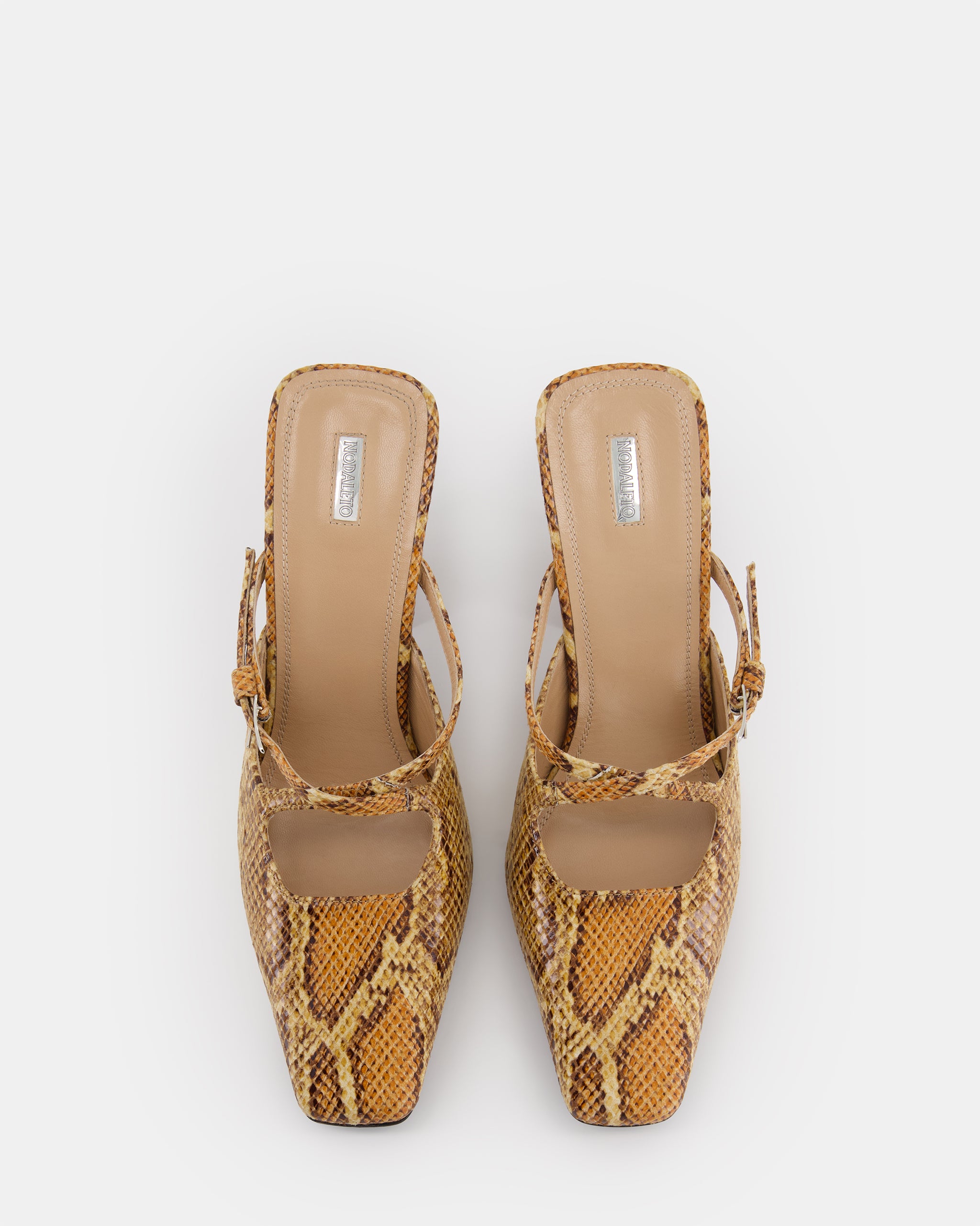 Nodaleto Nodstalgia Grace Mules Python 85 mm
