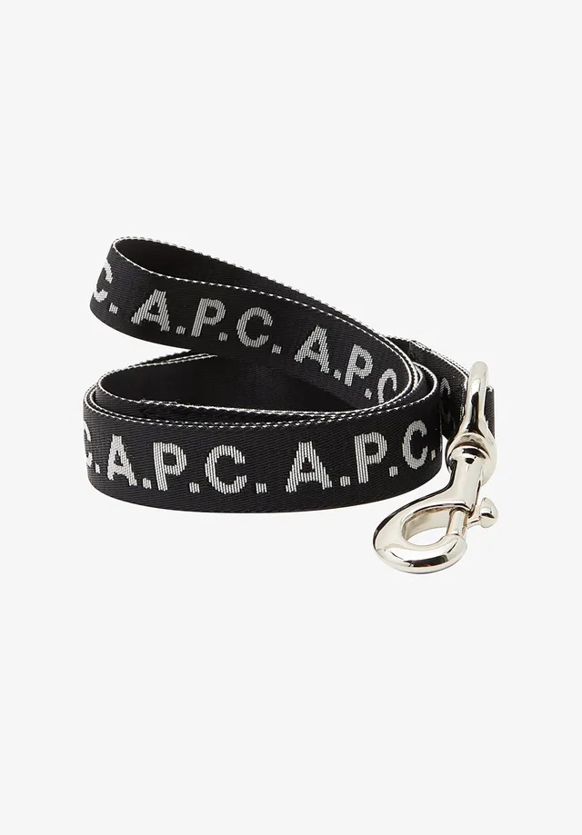 A.P.C. Toutou Hundeleine schwarz TU mit Karabiner