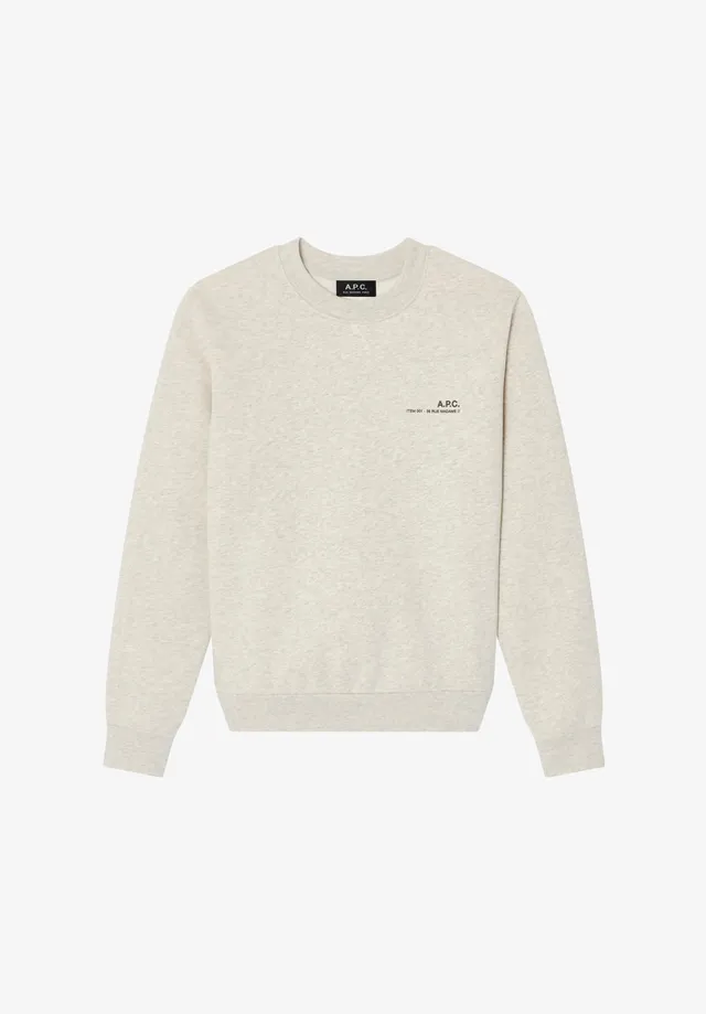 A.P.C. Standard Item Sweatshirt weiß Unisex