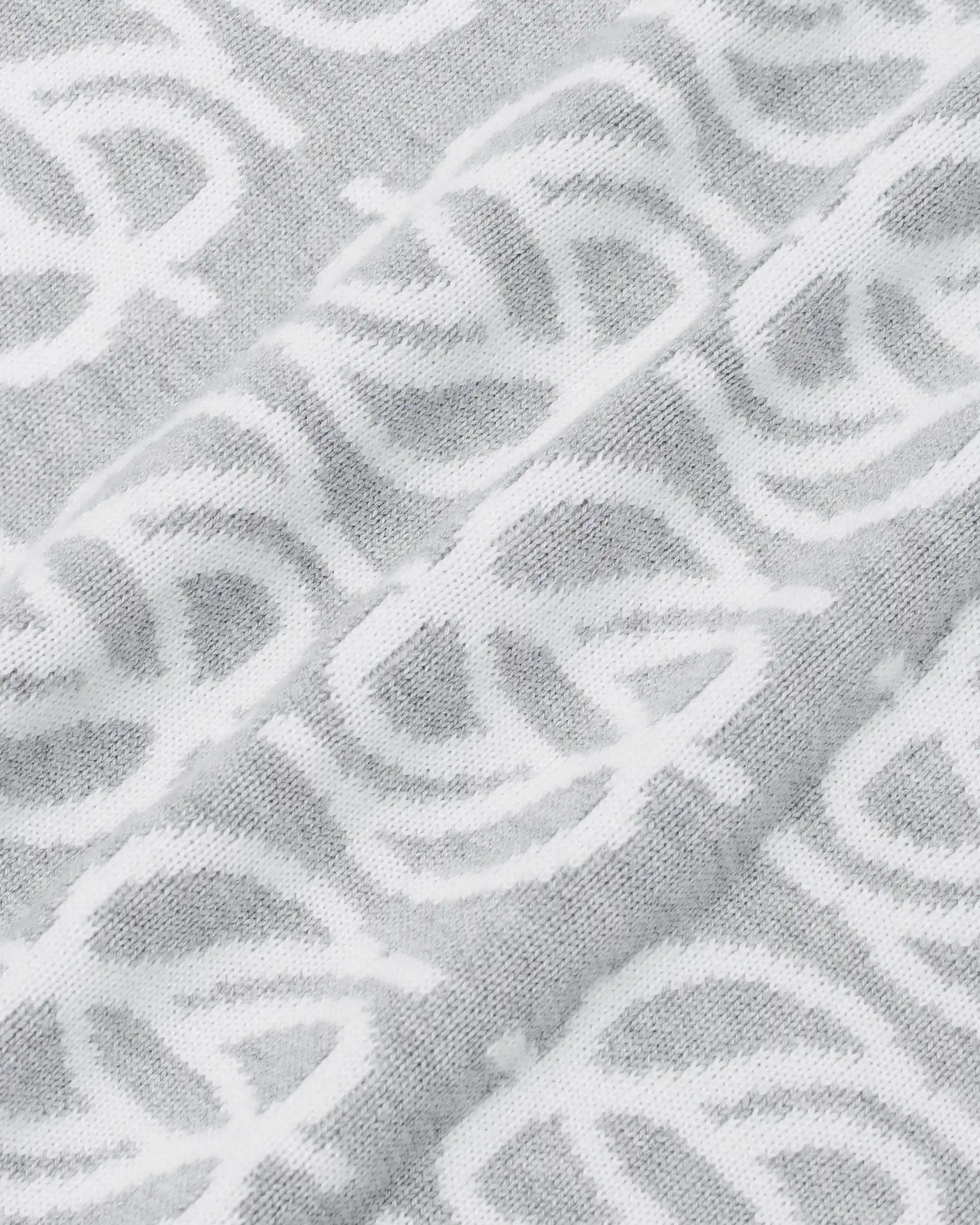 Drôle De Monsieur D Mirror Monogram Cardigan grau Baumwolle