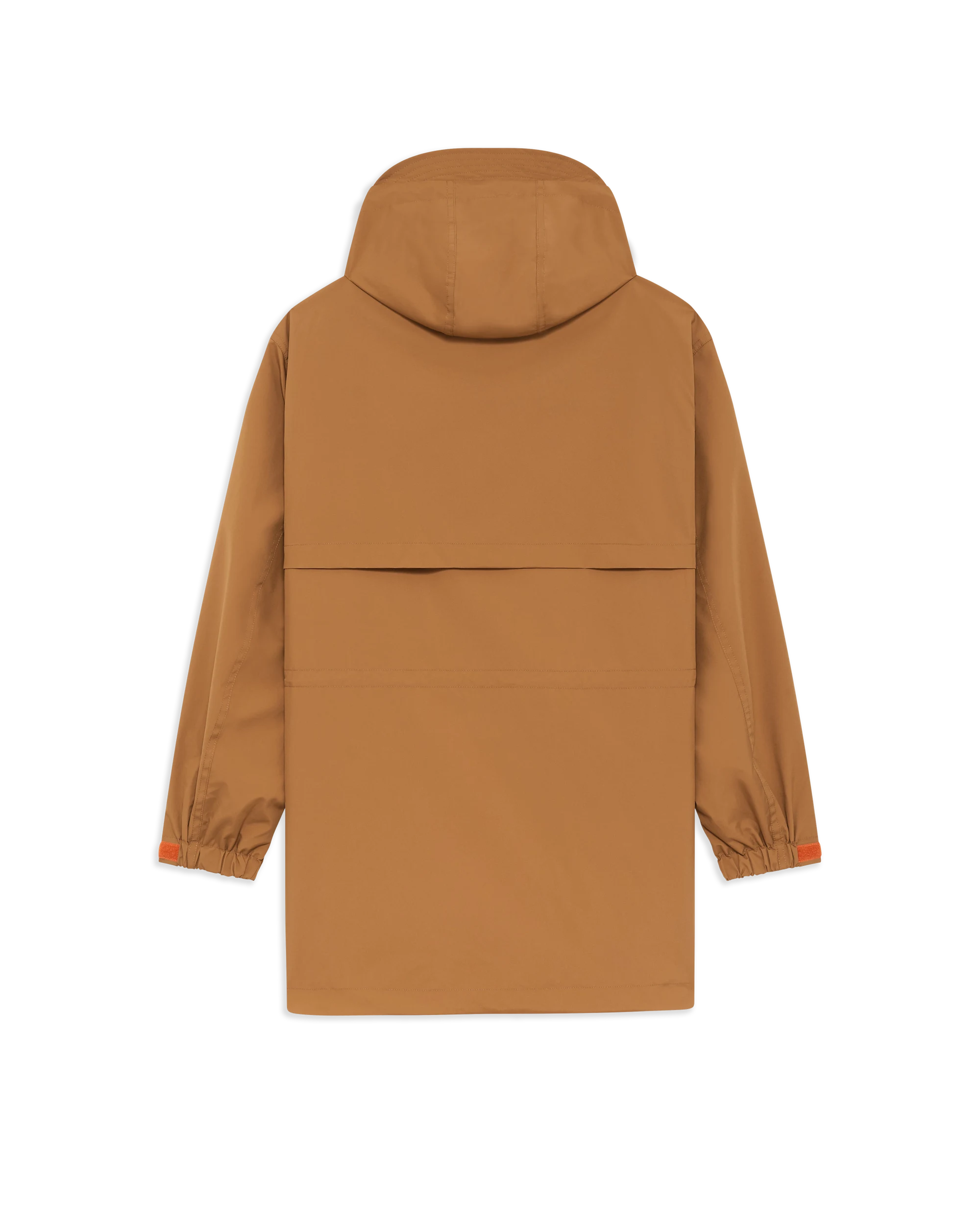 Drôle De Monsieur Slogan Windbreaker Parka Jacke Braun Polyester