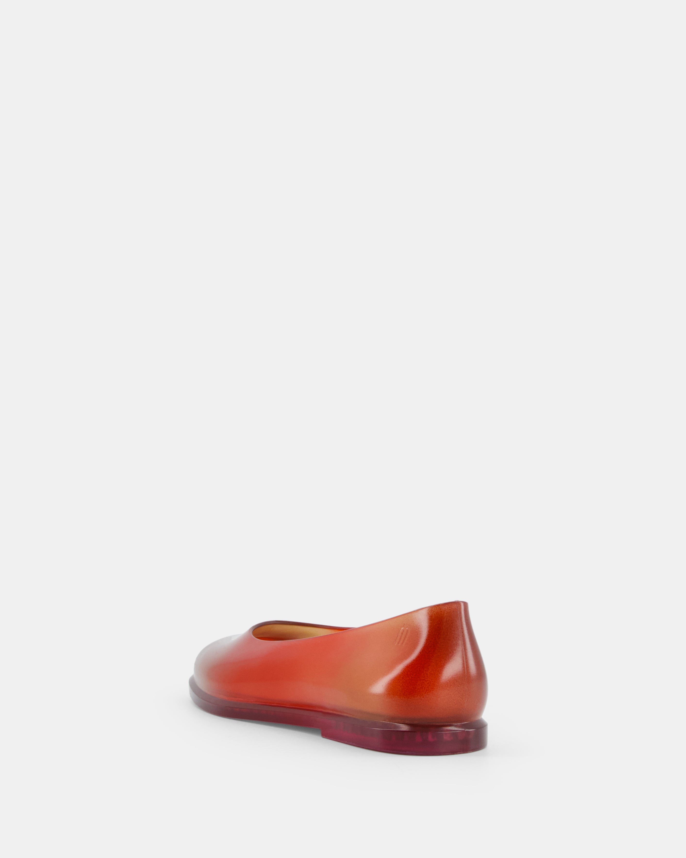 Nodaleto x Melissa Ruby Ballerinas Orange Tangerine Sunset