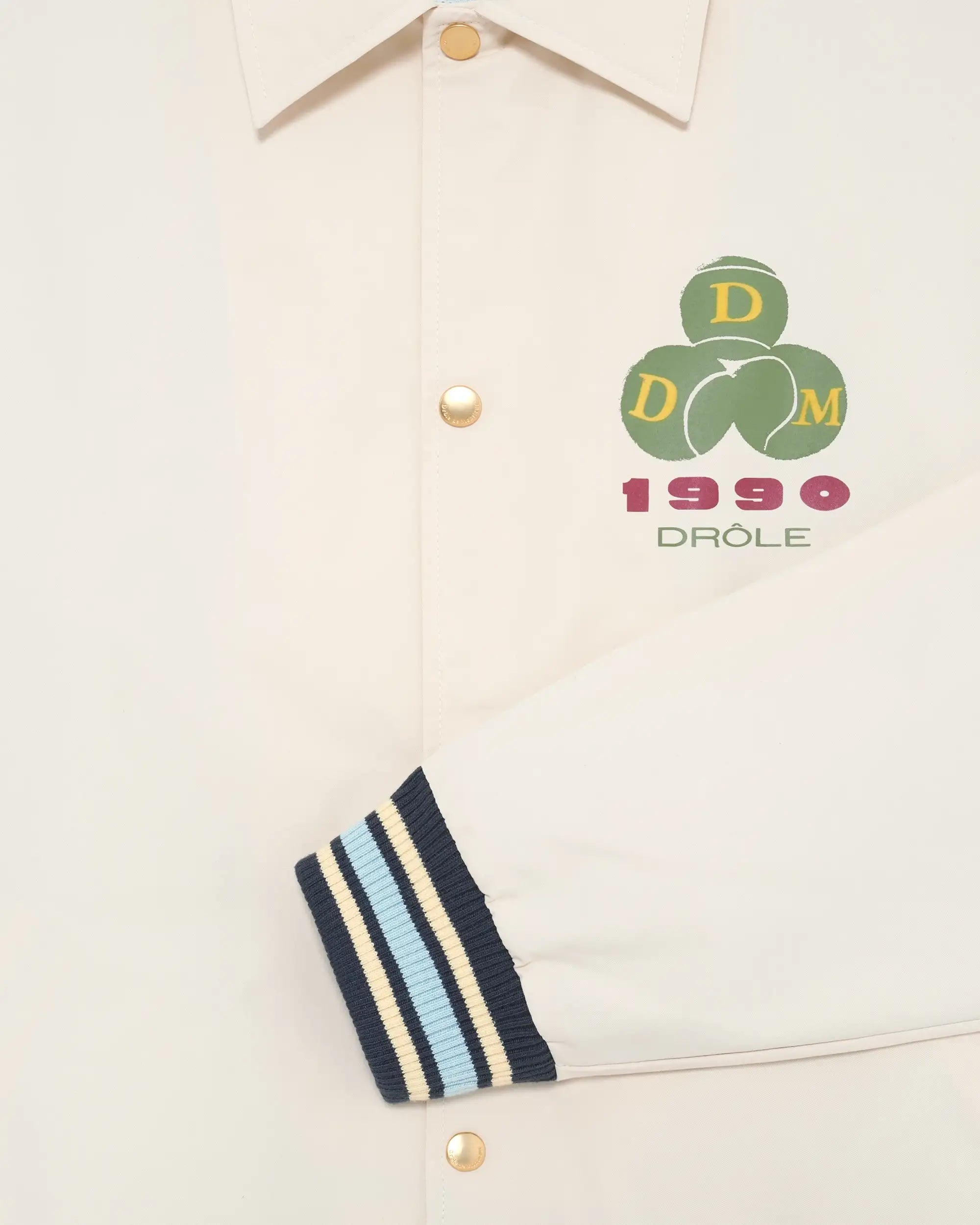 Drôle De Monsieur Drôle 1990 Jacket Jacke Off White Polyester
