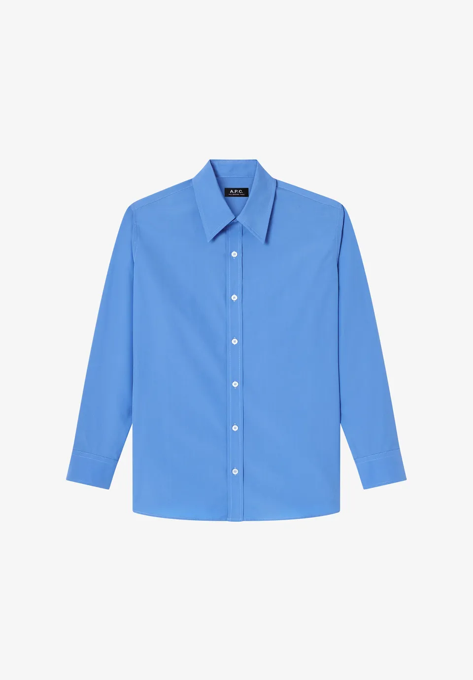A.P.C. Hemd Kayla Baumwolle klassischer Kragen Gr. 38