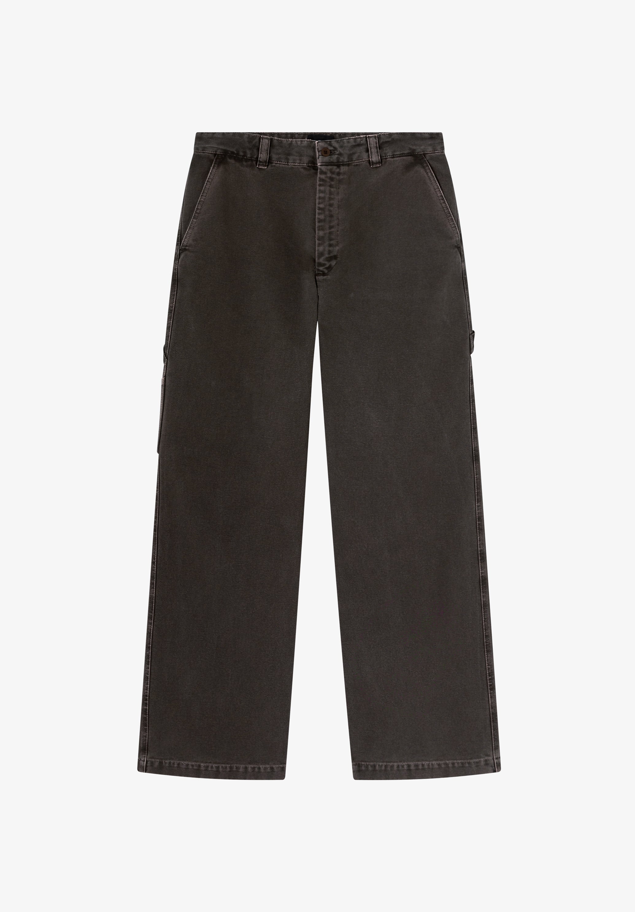 A.P.C. Carpenter-Hose Canvas braun weiter Schnitt