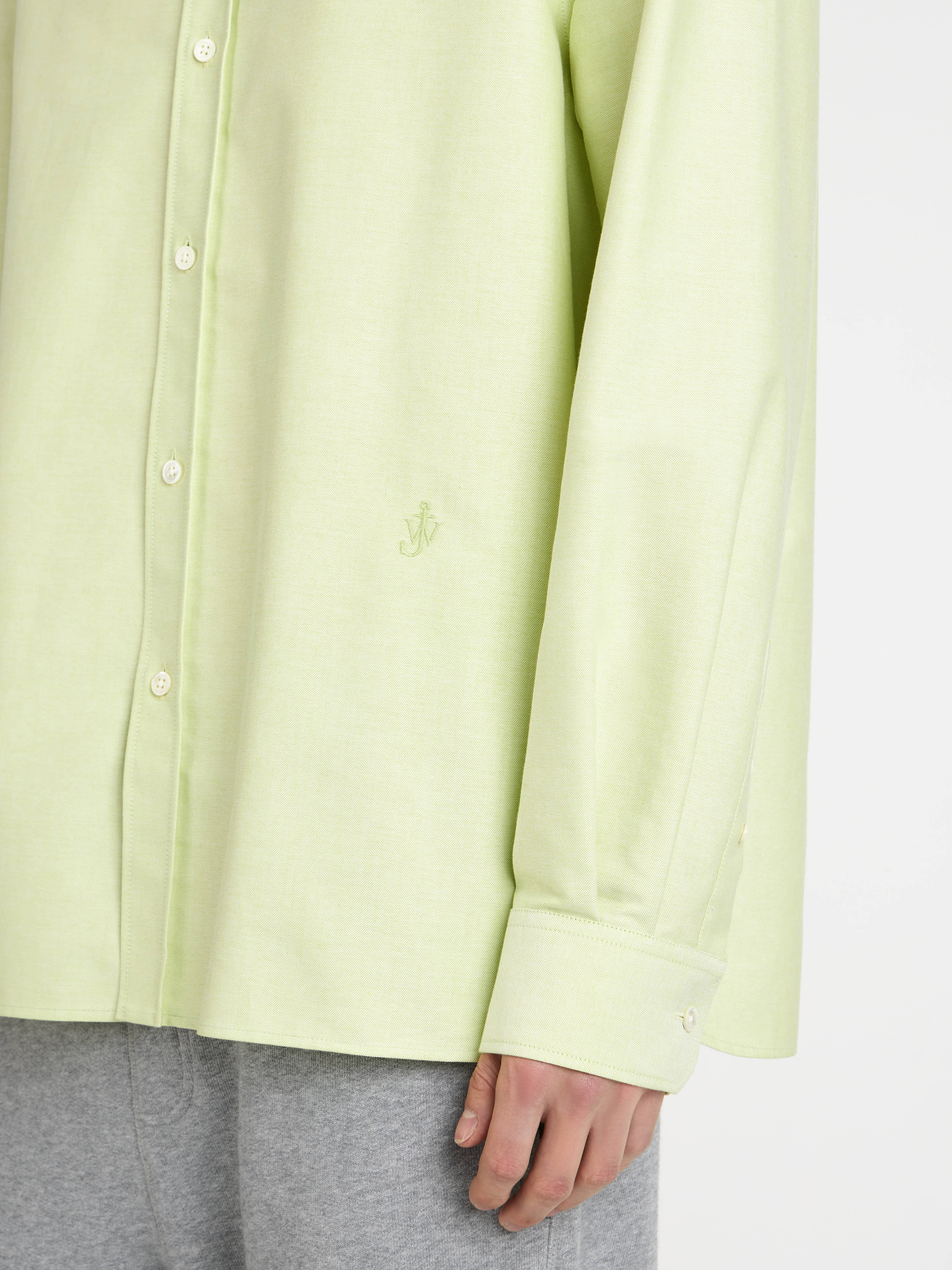 J.W.Anderson Classic Shirt Hemd Lime Oxford 50