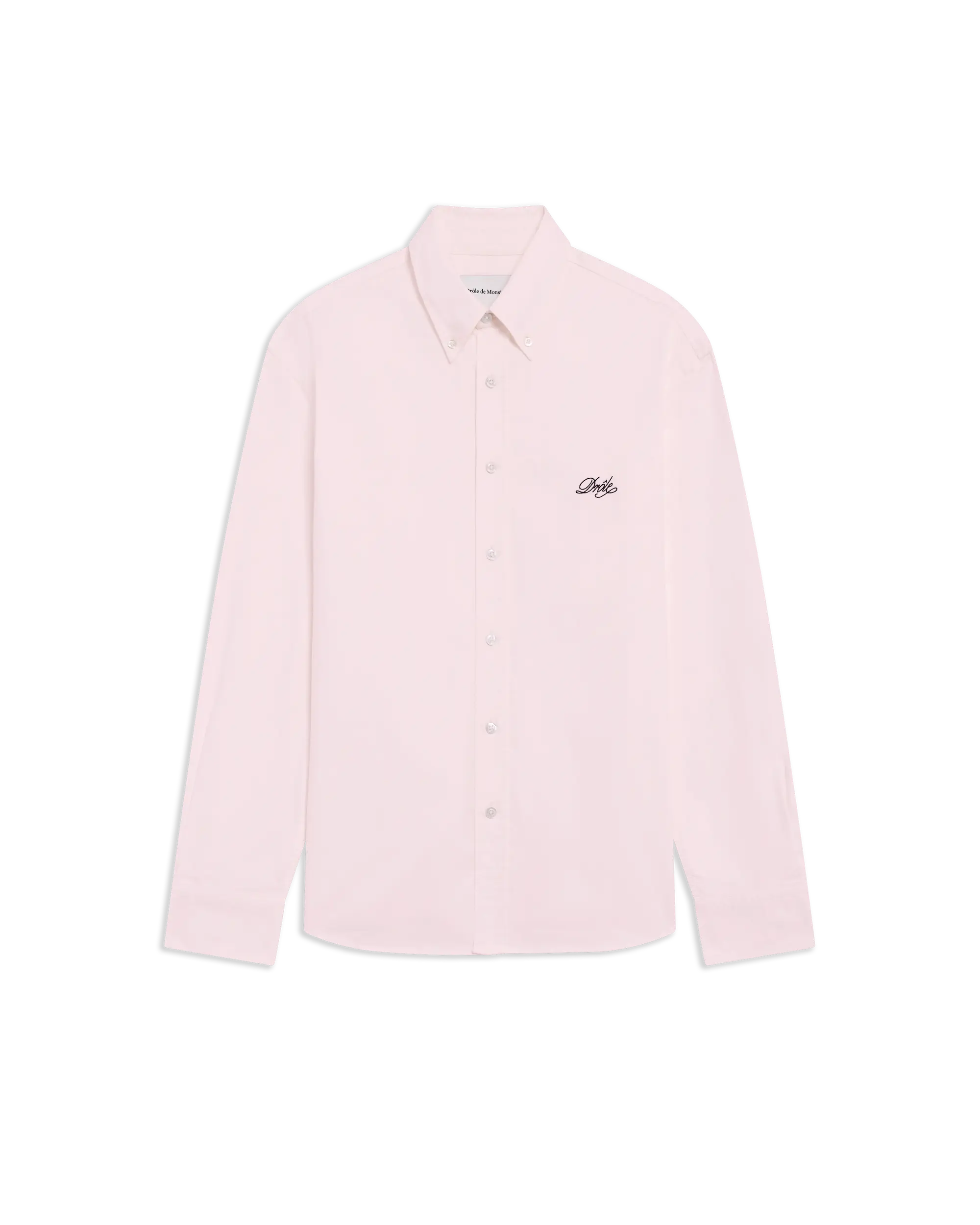Drôle De Monsieur Plain Boxy Shirt rosa Baumwolle